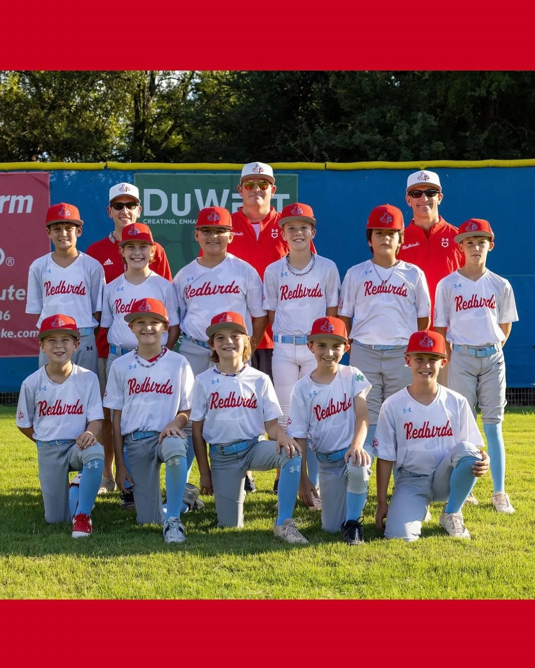 Team Spotlight: 11u Redbirds
We are proud to introduce the 11u Redbirds team! This team has shown an incredible amount of growth over the last two years. We look forward to watching them in action this weekend. GO REDBIRDS!