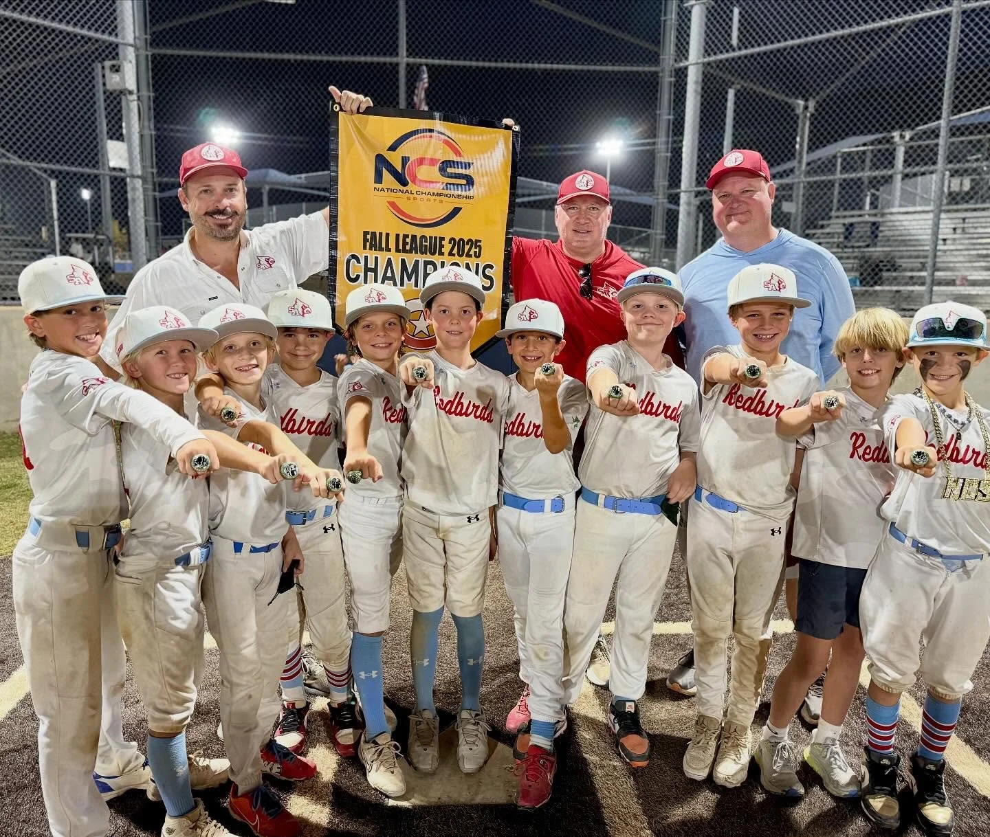 CONGRATULATIONS to 10u Redbirds - 2025 NCS End of Season Tournament CHAMPIONS! Go Redbirds!