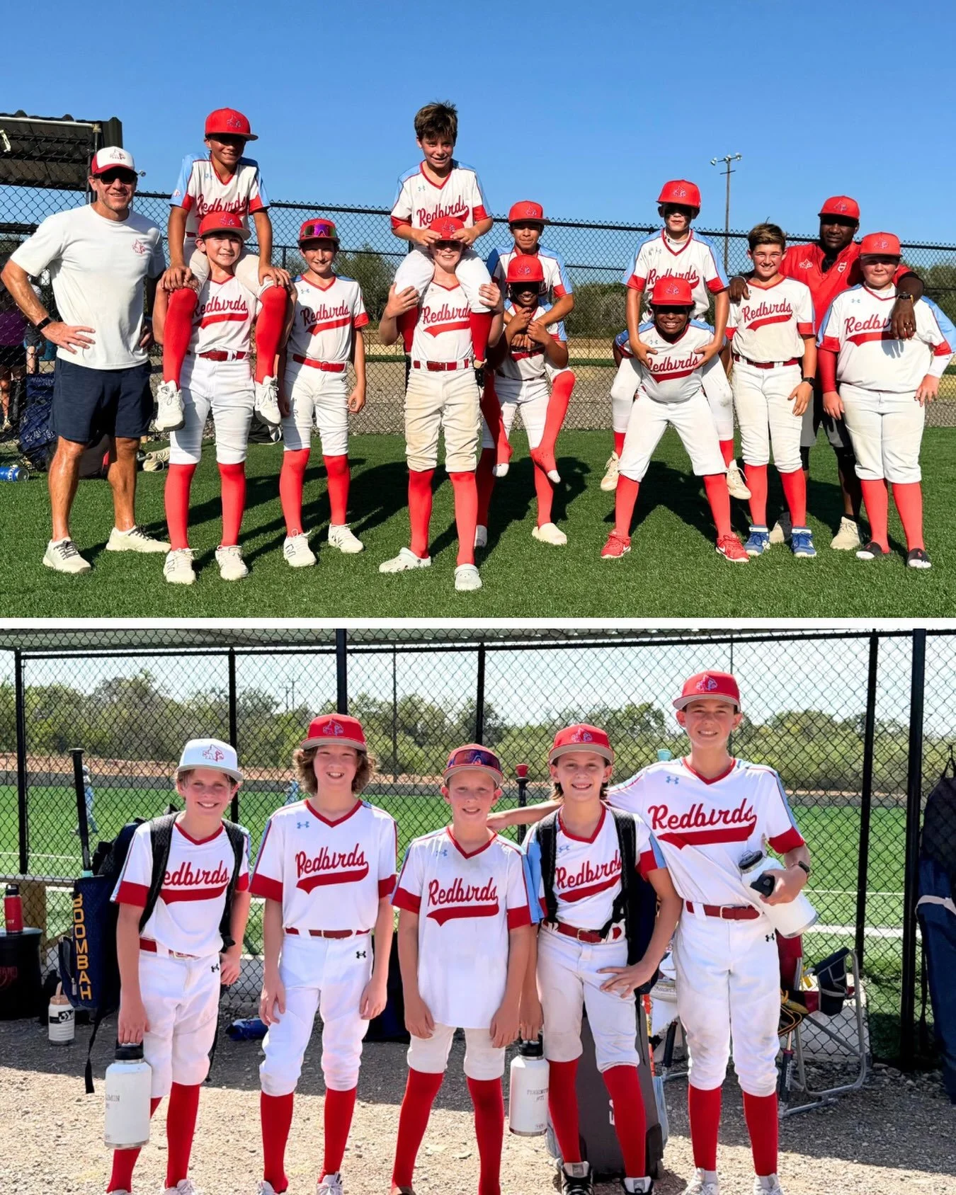 Redbirds 13U Red and Redbirds 13U White got a little early start to the season this weekend - and what a start it was! Both teams went 2-0, bringing home FOUR wins! 🔥⚾️

Congrats to both teams! We can&rsquo;t wait to see the rest of our Redbirds tea