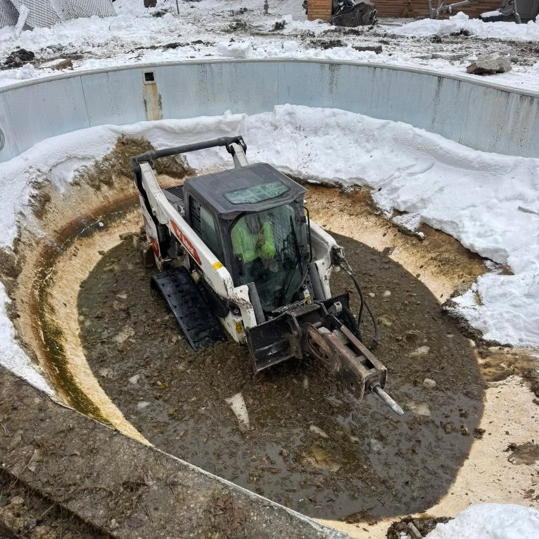 Who said you can&rsquo;t remove an in ground pool after a 10 inch snow storm? We can! ☃️

#HaulingServices #dump #haul #demolition #quadaxle #TheConcreteRemover #WisconsinConstruction #TCRServices #WisconsinConcrete #ConcreteRemoval #snow #snowstorm 