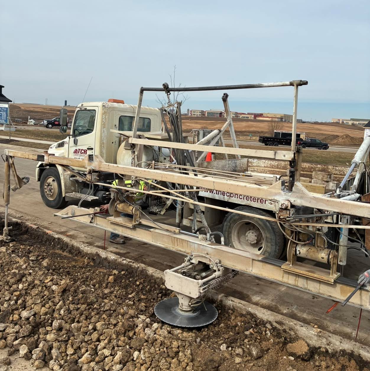 It smells like curb cutting season! We are excited to be on job sites and serving our customers. 
Spring, please stay for good this time! 

#ConcreteRemoval #WisconsinConcrete #SawTruck #TCRServices #DrivewayPrep #WisconsinConstruction #CurbCutting #