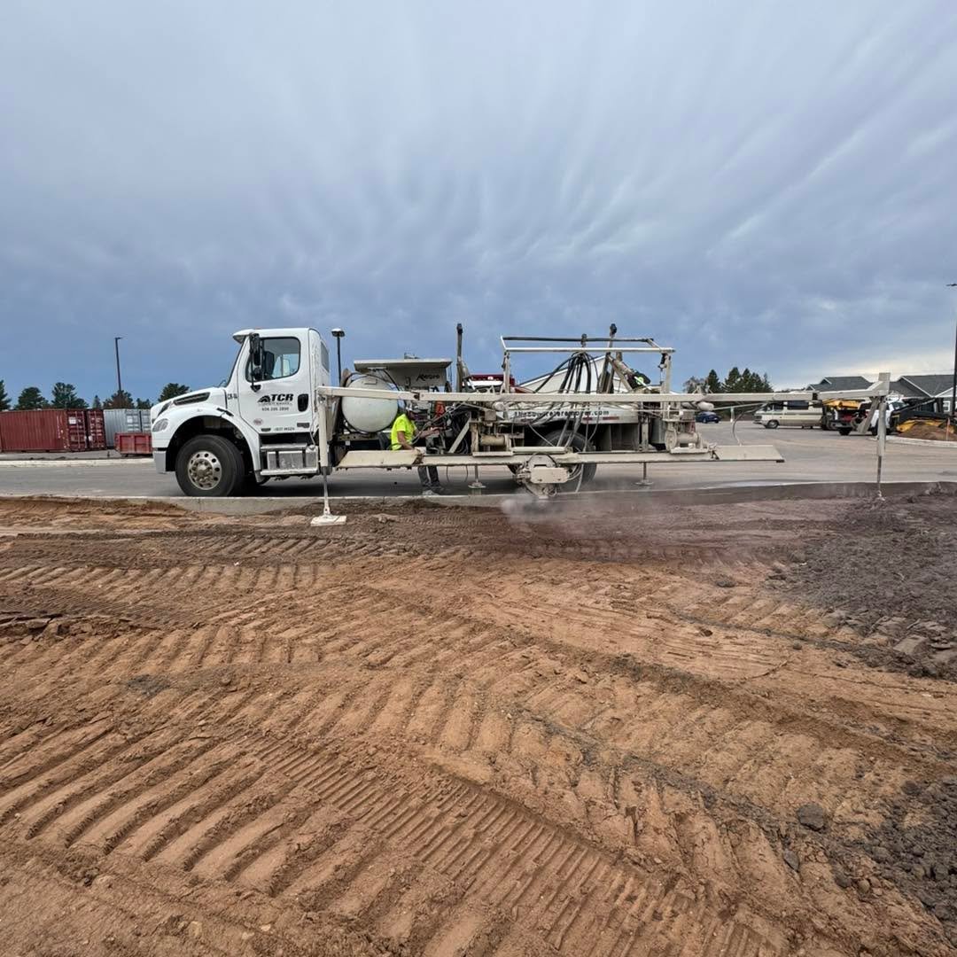 Troy and Ben made the haul to Hayward and absolutely crushed it&mdash;320&rsquo; of curb in 4 hours 🤯💯Somebody check the record books.

#tcrservices #quadaxle #dump #TheConcreteRemover #CurbCutting #WisconsinConstruction #DrivewayPrep #TCRServices 