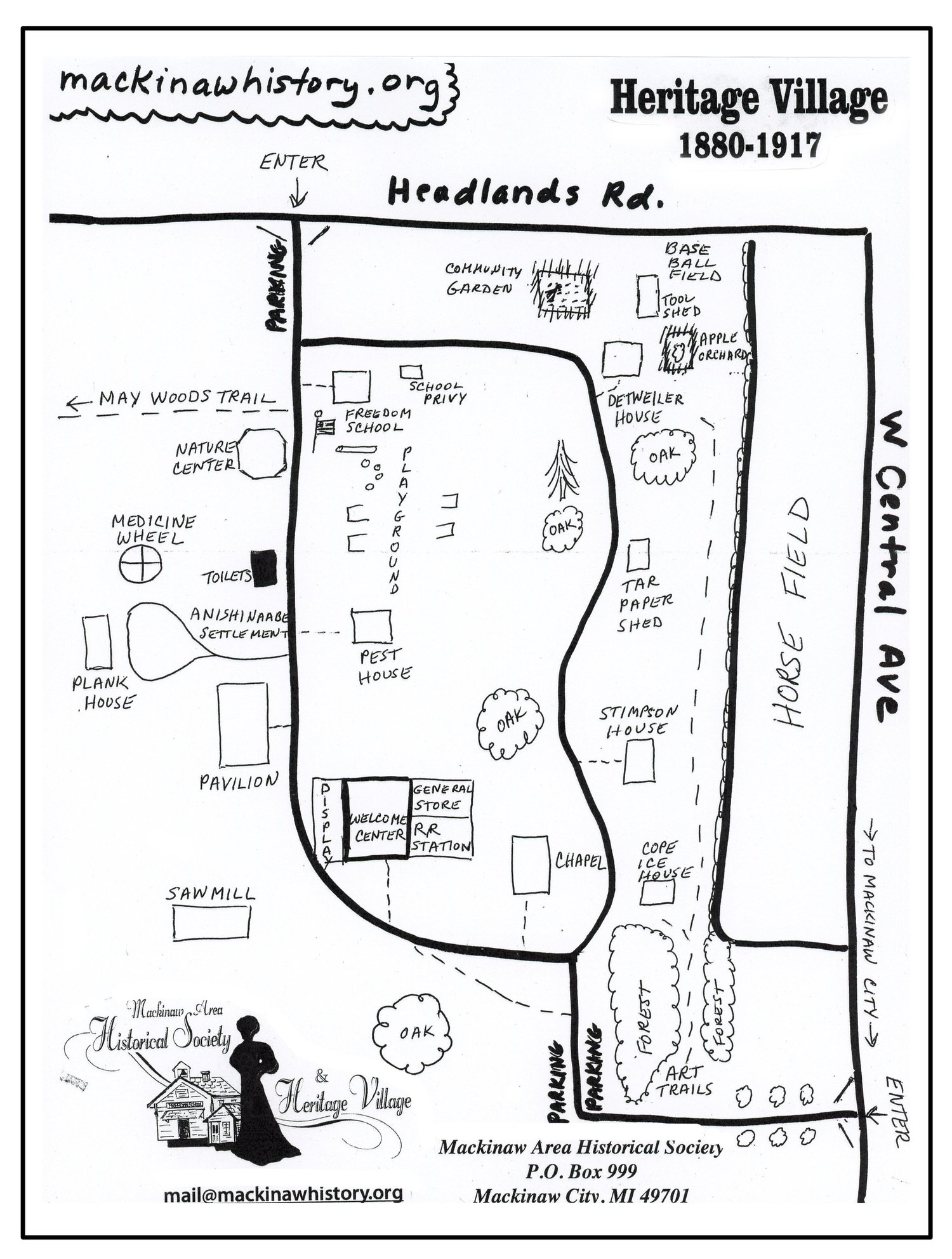 About — Mackinaw Area Historical Society & Heritage Village