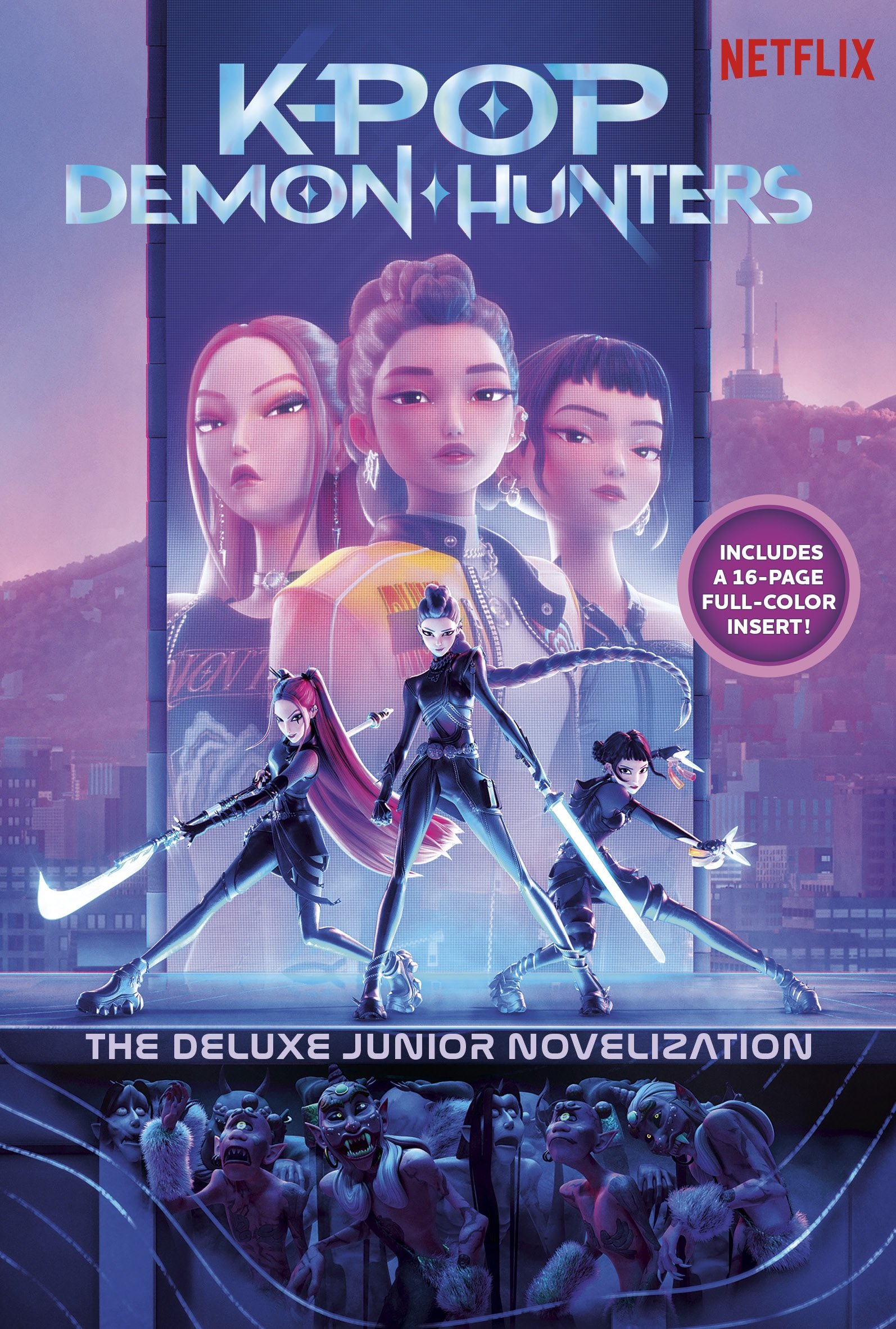 Cover of Kpop Demon Hunters: The Deluxe Junior Novelization