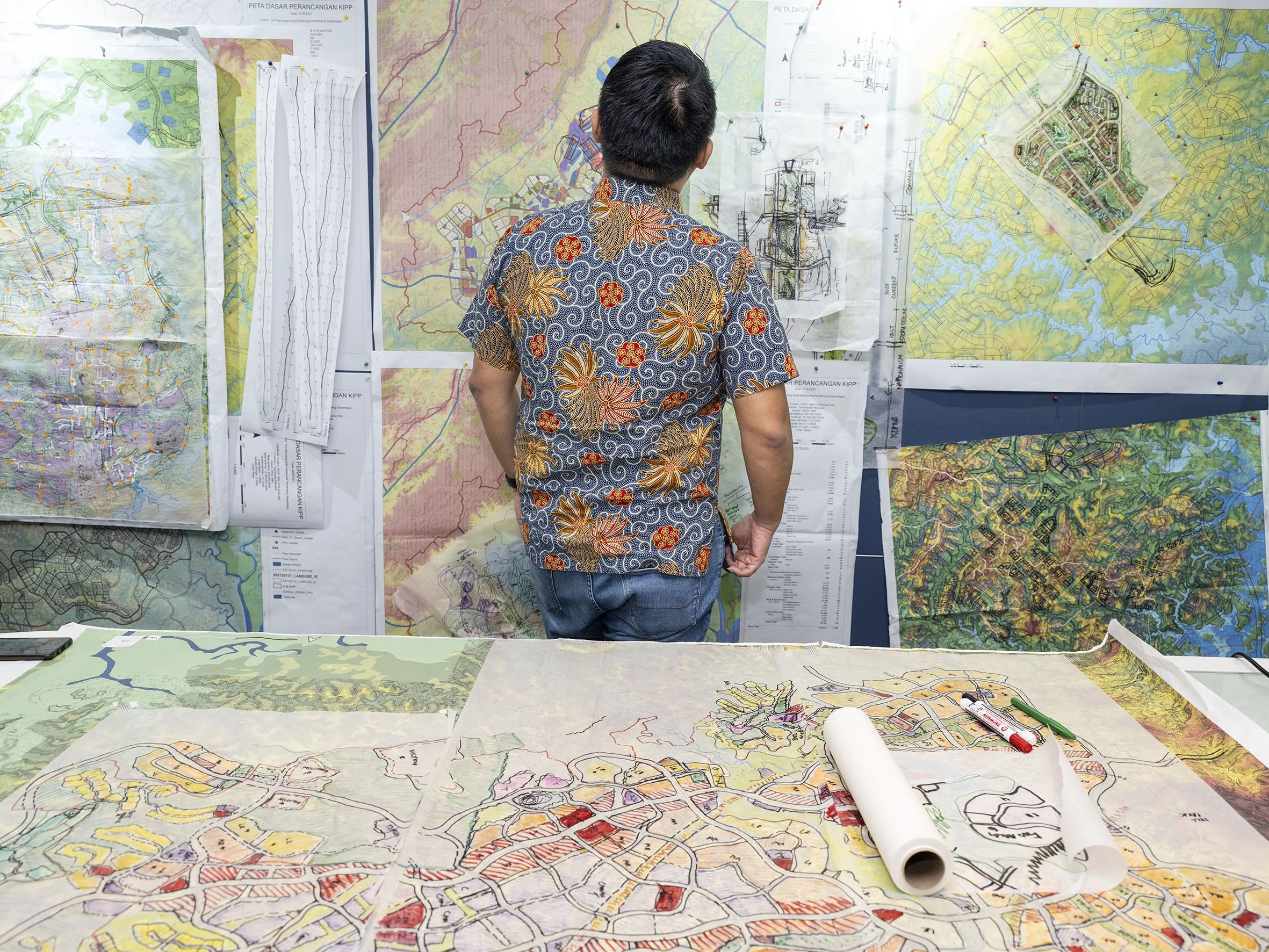 Architect Sibarani Sofian, head of URBAN+ who won the design competition for the new Indonesian capital. Jakarta, September 9, 2022.