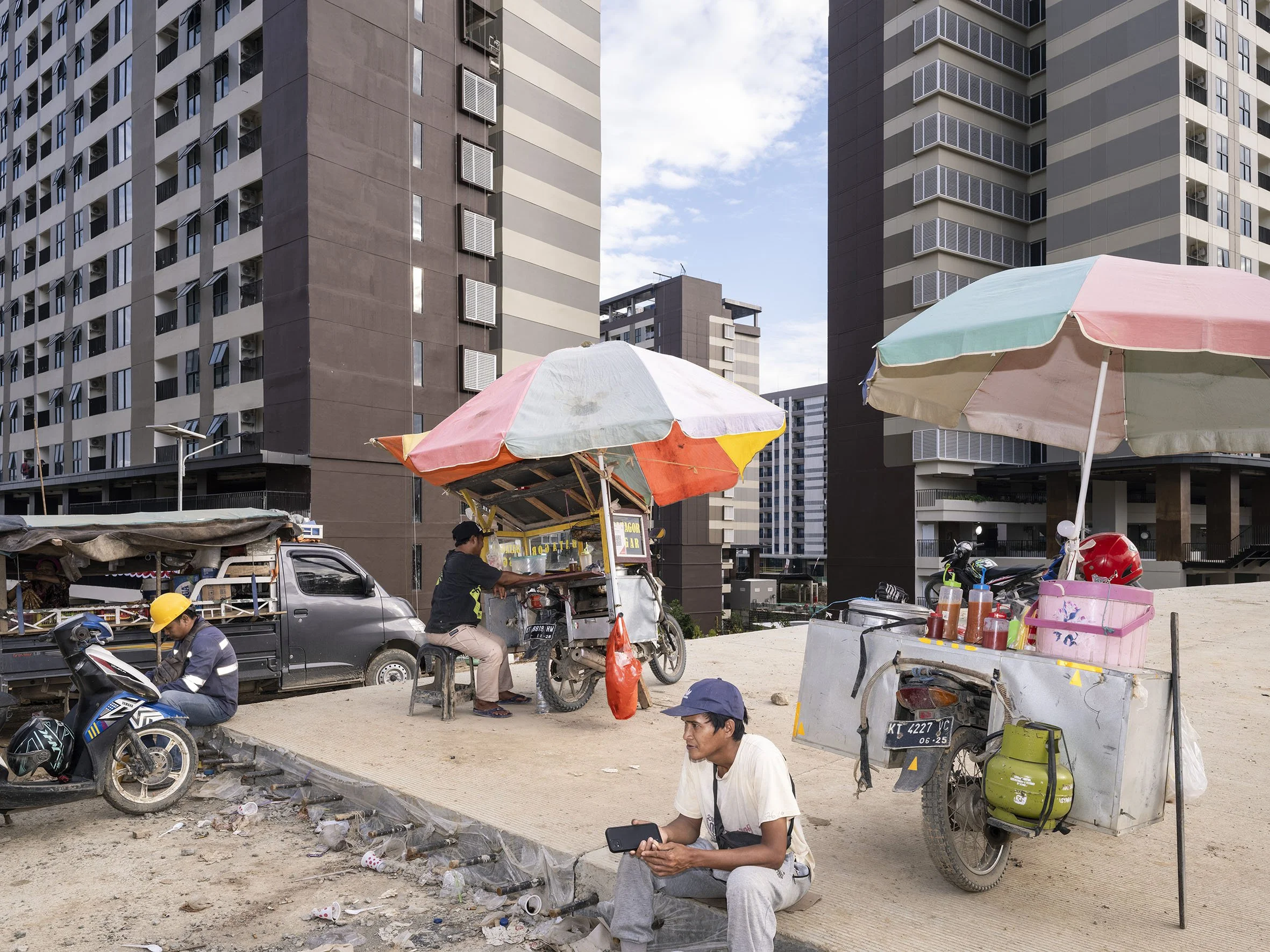 New residential blocks for civil servants in the government district. 25 August 2025