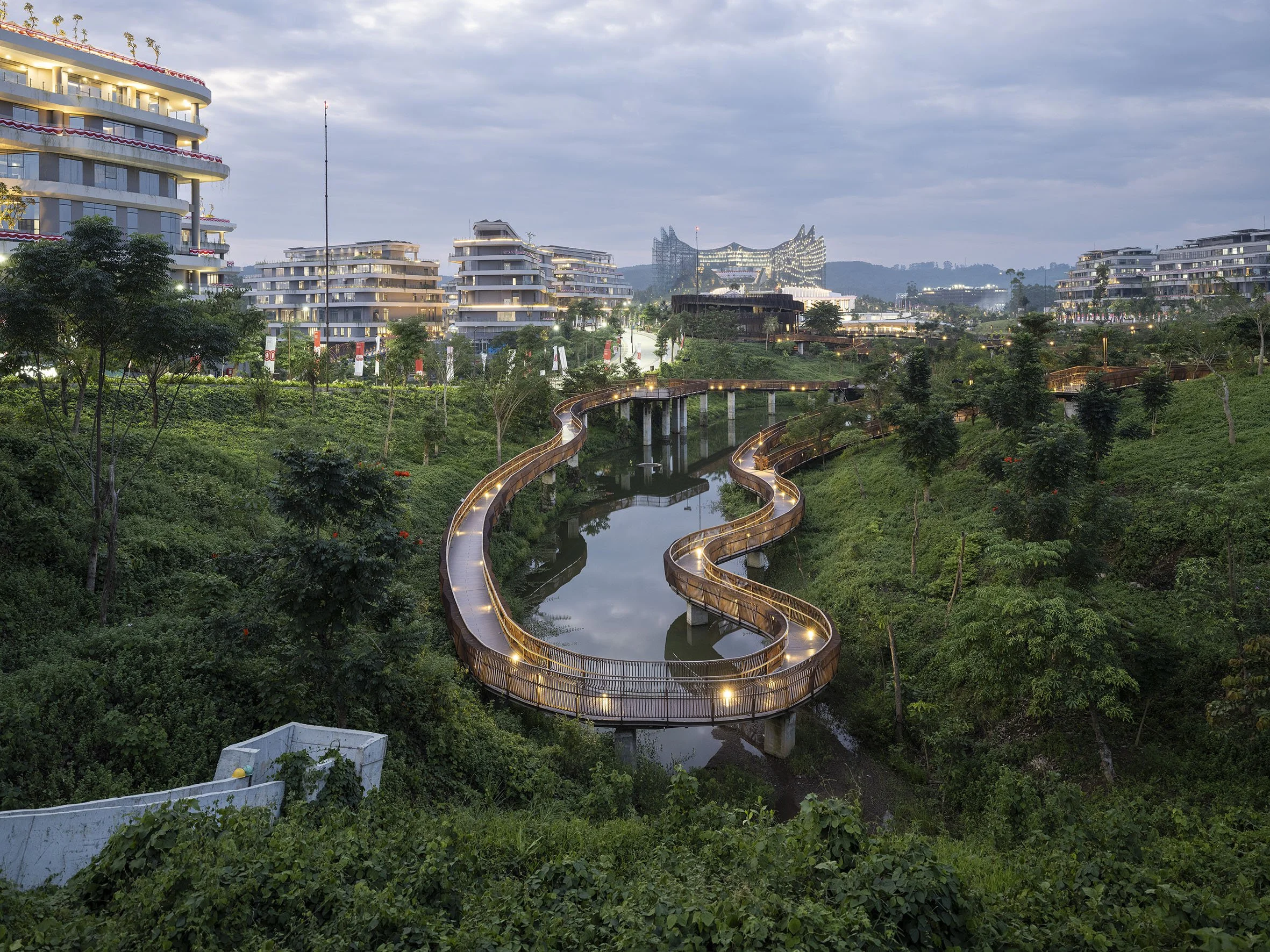View over the government core area (KIPP) of Nusantara. 24 August 2025