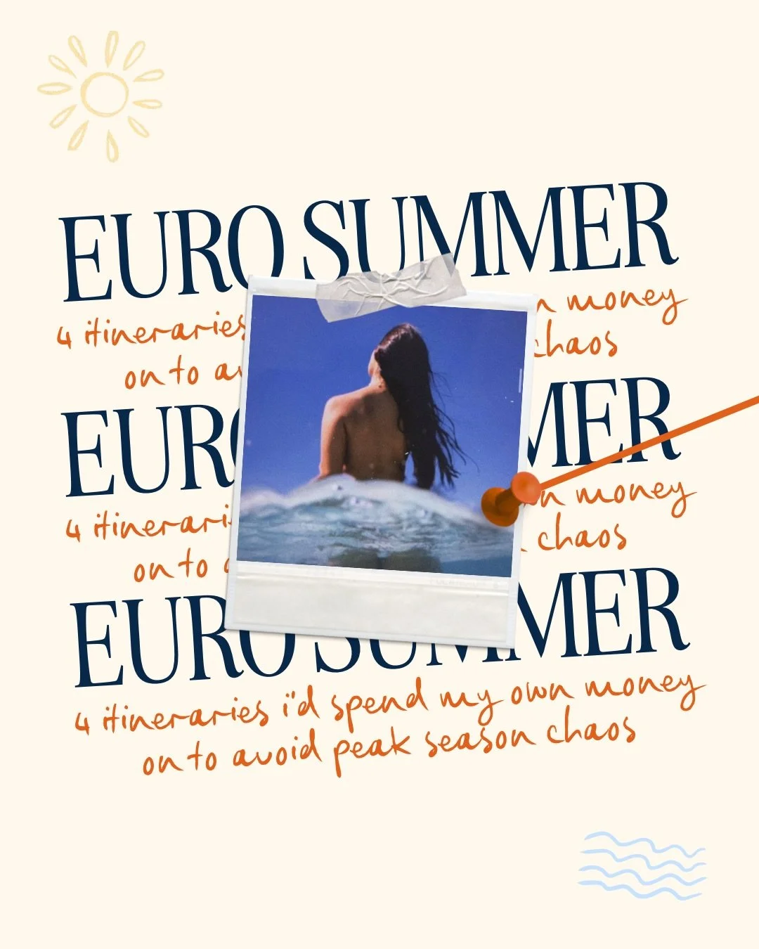 It&rsquo;s 🌊WAAVE SEASONN🌊 which means it&rsquo;s a better time than Black friggen Friday to lock in your Euro summer plans babes 😚

I could never in good faith recommend someone visit an uber-popular destination like Rome or Barcelona in the peak