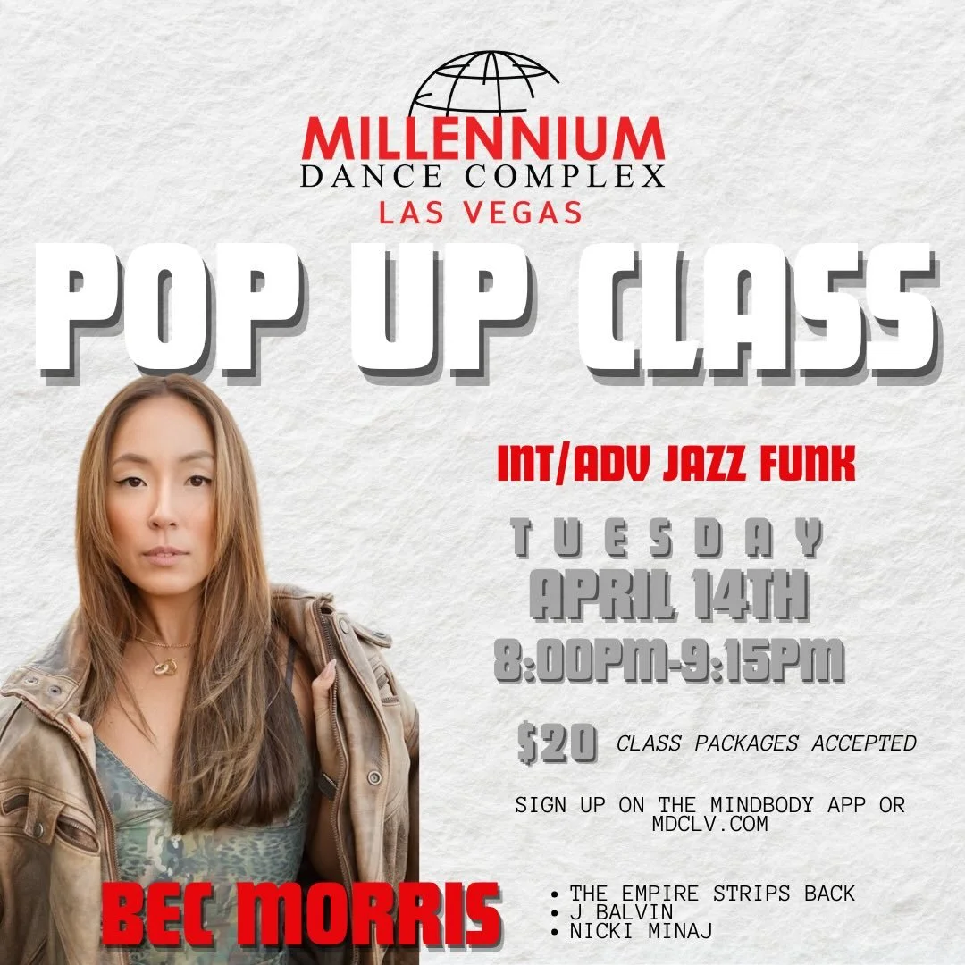 LV 🚨 @millenniumdancelv 

I&rsquo;m going to be in Vegas for rehearsals and wanted to share some steps with you! 
No pressure, no audition&hellip; JUST come and train 🥵

Info on the flyer 📌

No, this is not the track. 
No, I won&rsquo;t be teachin