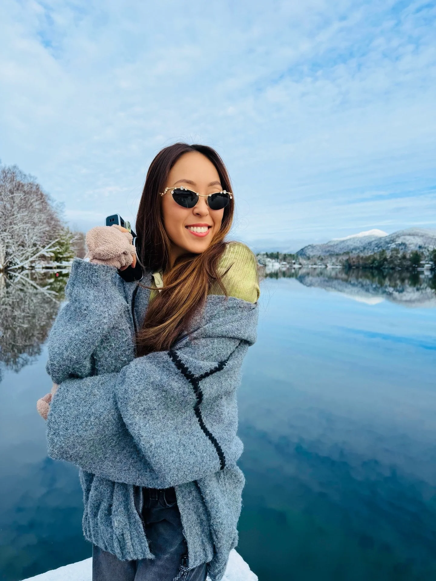 Like living in a postcard ❄️

It snowed almost every day with the most amount of snow I&rsquo;ve EVER seen fall from the sky (reminder that I&rsquo;m an Aussie&hellip;living in LA&hellip;). 
And when it wasn&rsquo;t, the mountains were reflected on t