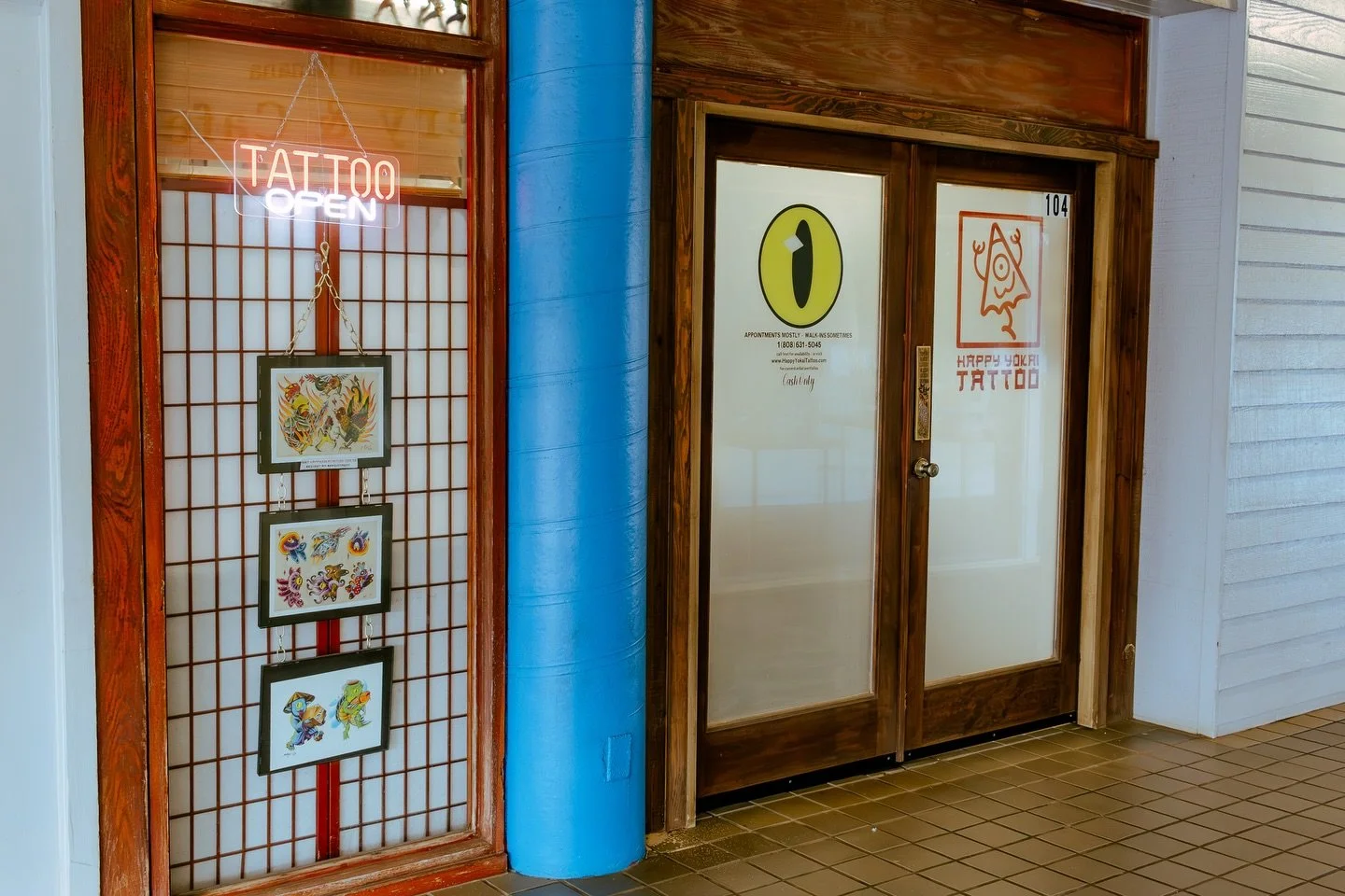 Looking for a tattoo shop in Lihue?&hellip; we gotchu 😉

Happy Yokai Tattoo offers walk-ins, custom pieces, and new flash drawn by our artists. You&rsquo;ll find us located inside Anchor Cove Shopping Center &mdash; just minutes away from Nawiliwili