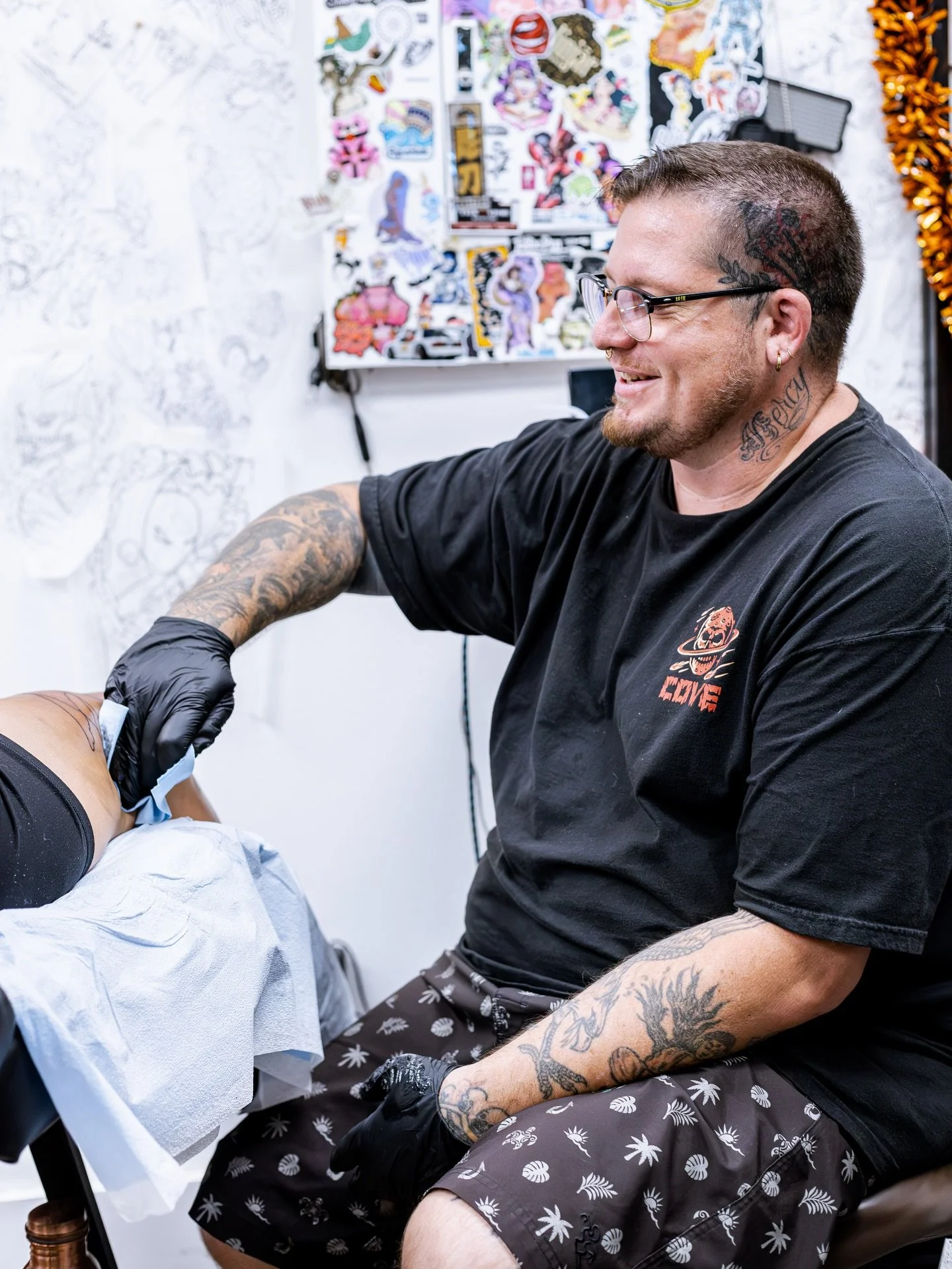 A couple custom tattoos done by @1000yokai 🔥

If you know Brian, color tattoos are his jam 😎&nbsp;If you&rsquo;re interested in scheduling a tattoo appointment with him, check out our website to book. He&rsquo;s currently in Japan, but one week fro