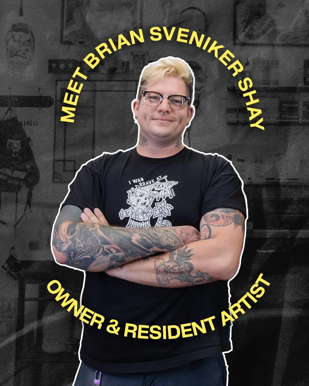 Say hi to @1000yokai

Meet the owner behind Happy Yokai Tattoo: Brian Sveniker Shay. Tattooing for 10 years, he&rsquo;s known for his wacky, bold, and colorful tattoos. He&rsquo;s here to make the world better, funner, and weirder, one tattoo at a ti