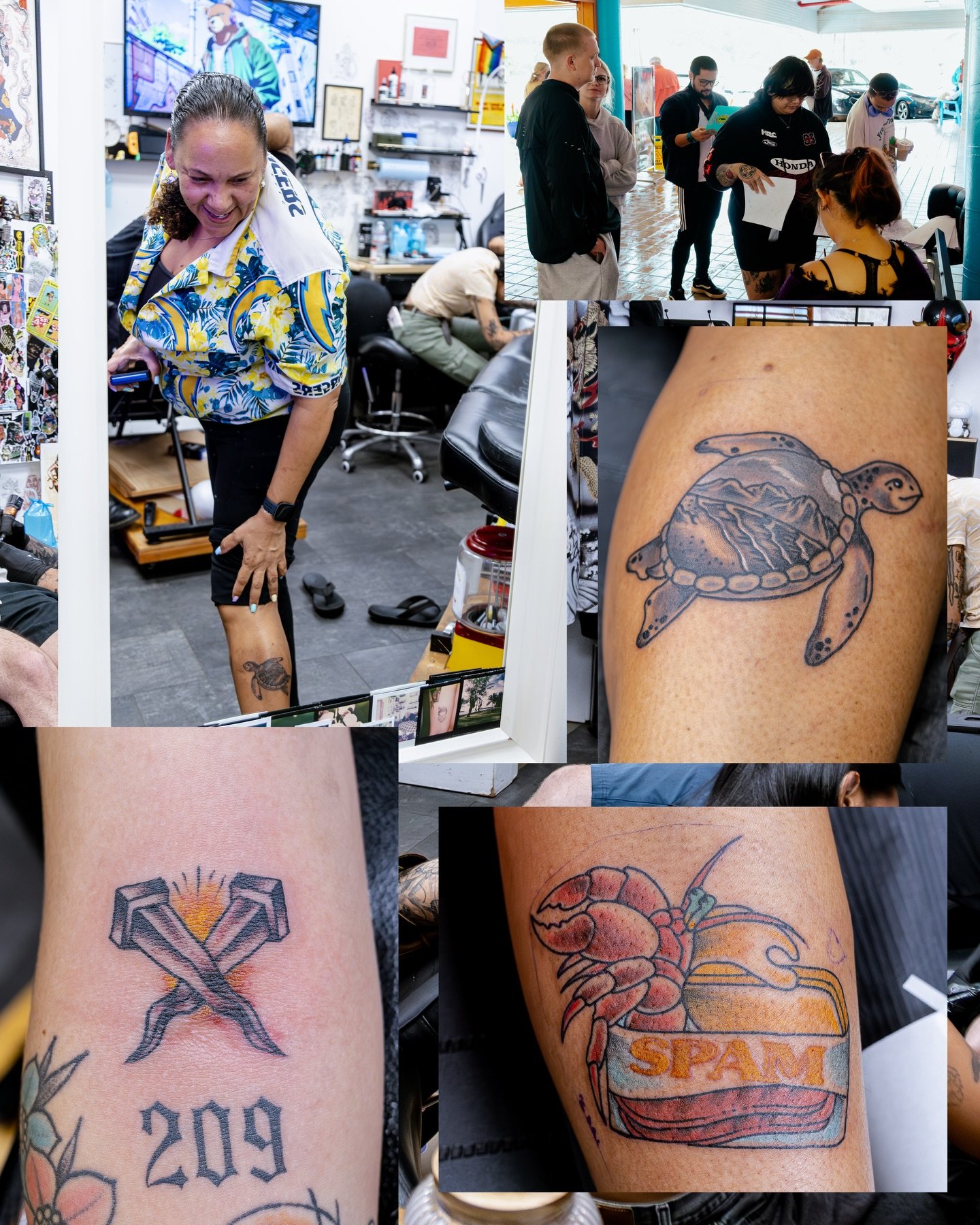 Friday the 13th was an event to remember ❤️&zwj;🔥

Because the best thing to do during a storm is to get tattooed 😎&nbsp;Thank you to everyone who came through last Friday to get a Friday the 13th tattoo. We had lots of flash to choose from and som