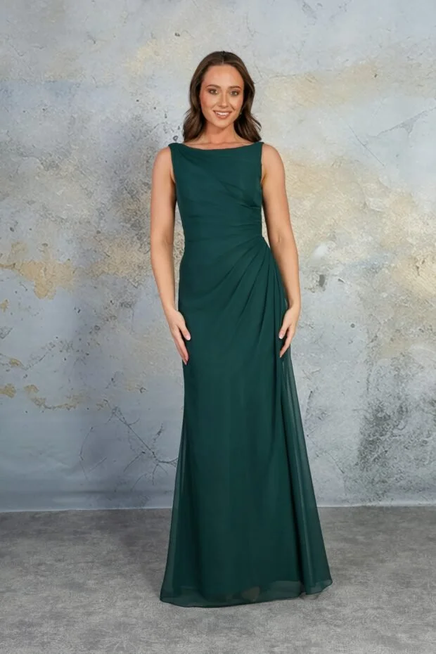 #Beach Wedding #1 Store for Bridesmaid Dresses #Chiffon #Destination Wedding #Fit & Flare #Formal Dresses #High Neckline #Mermaid #Modern Wedding #Pleated #Simple Wedding #Straps #Summer Wedding #Vintage Wedding #Winter Wedding