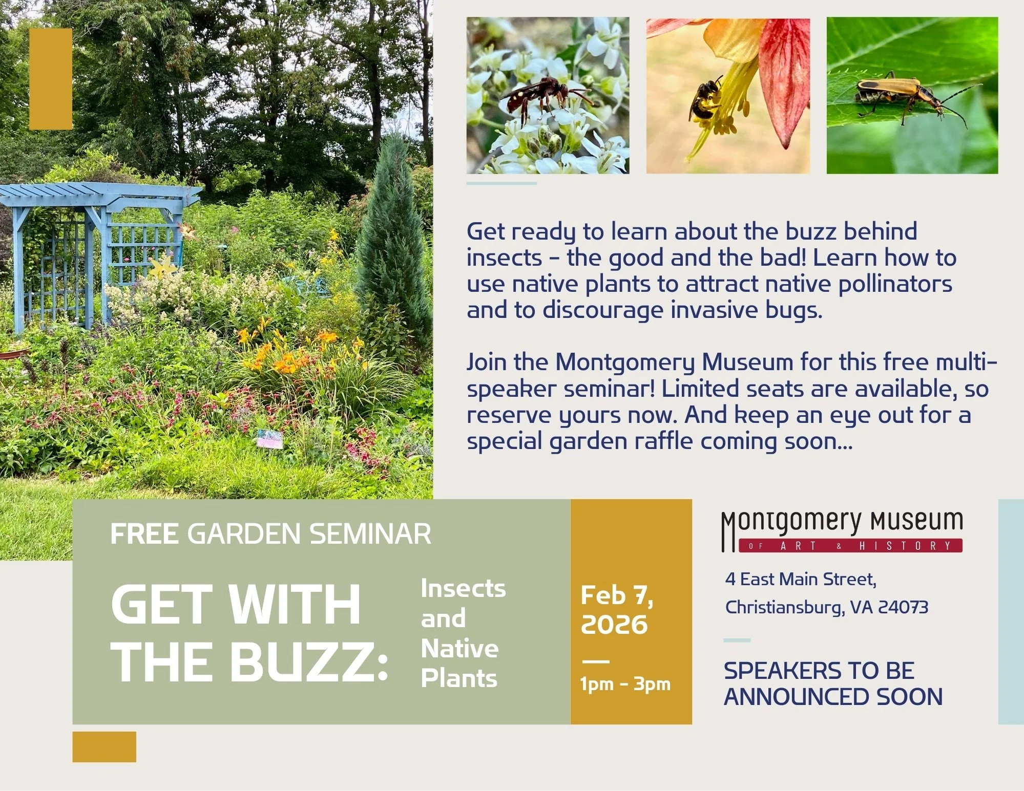 Get with the Buzz: Insect Garden Seminar — Montgomery Museum