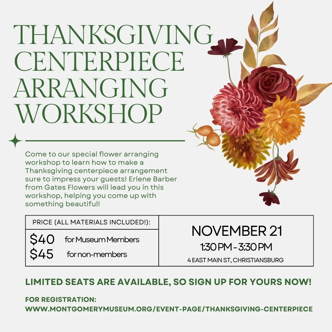 Thanksgiving Centerpiece Arranging Workshop