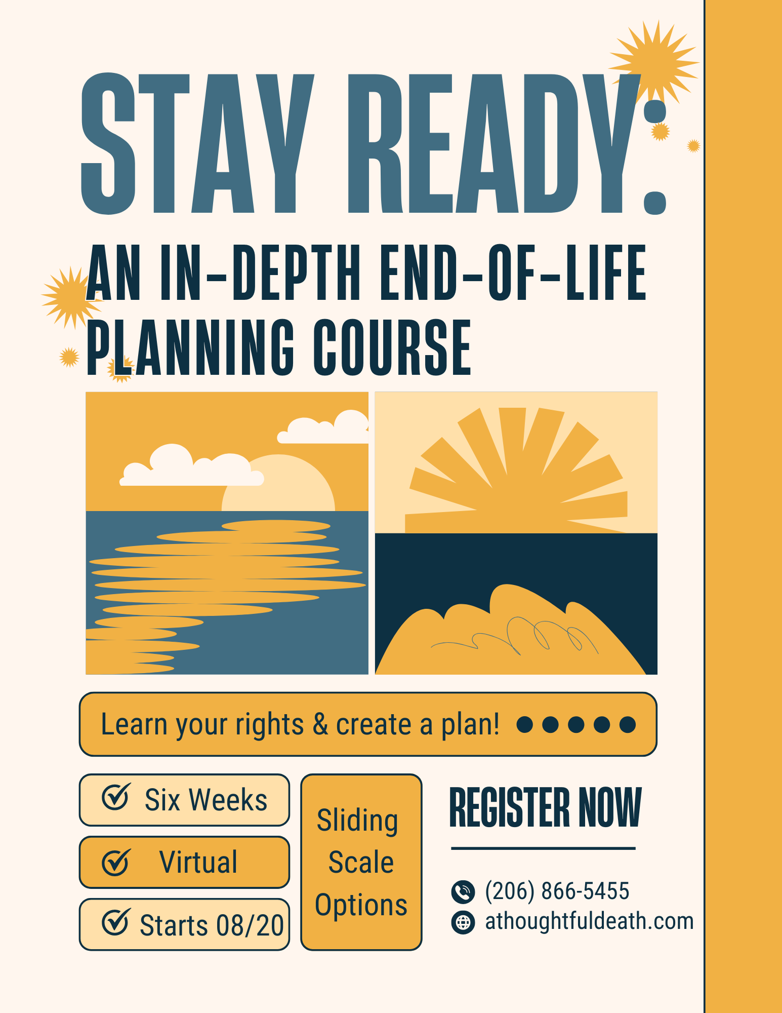 Stay Ready: An In-Depth End-of-Life Planning Course