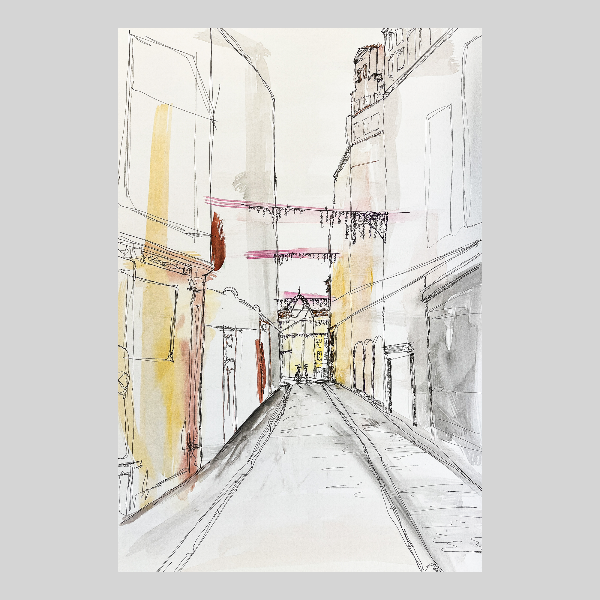 Brussels Watercolor