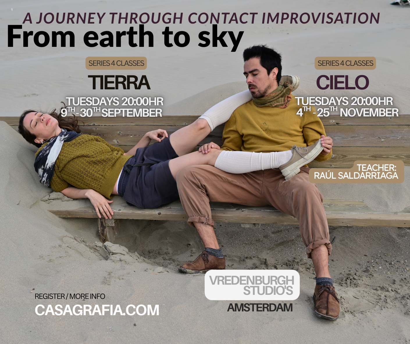Contact improvisation workshop “TIERRA” (EART)