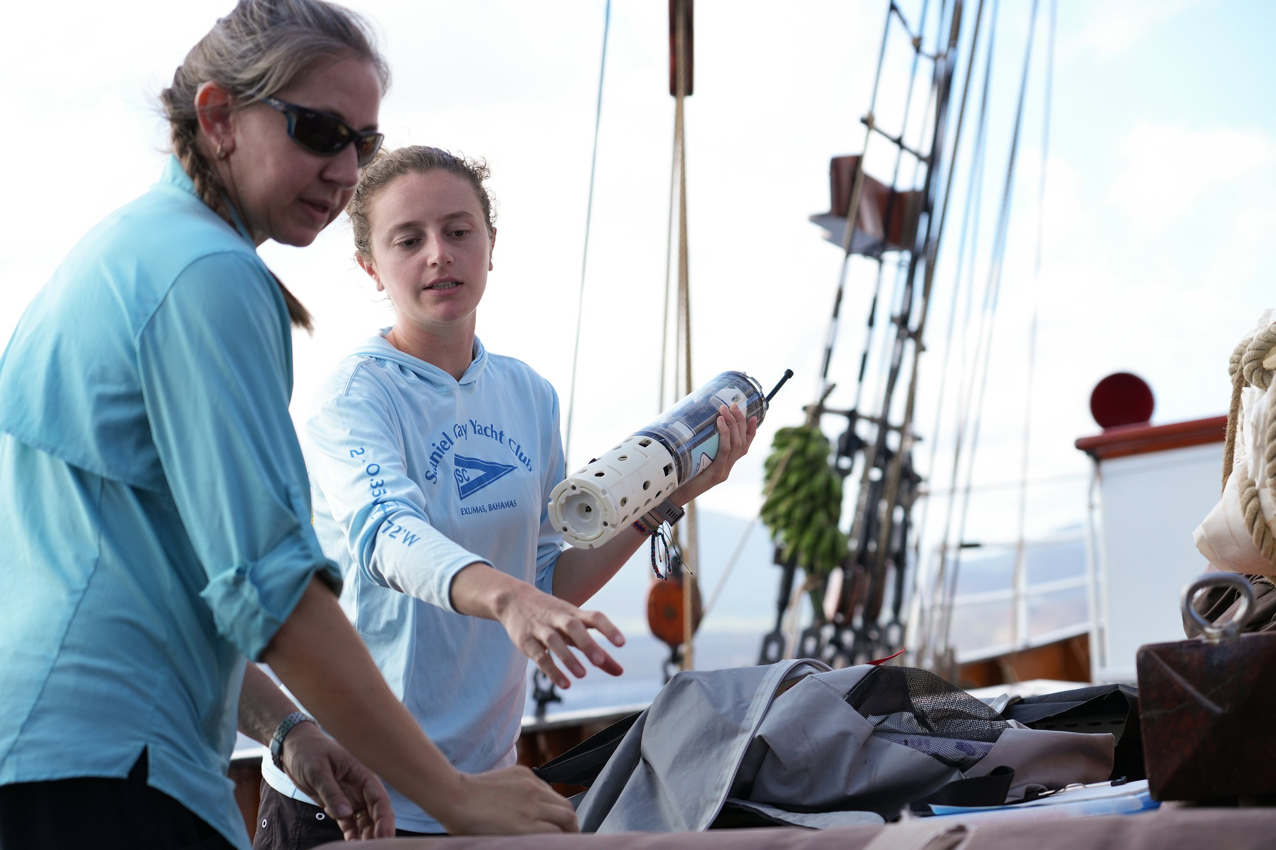 16 Tiff and Mariana with sampler.jpg