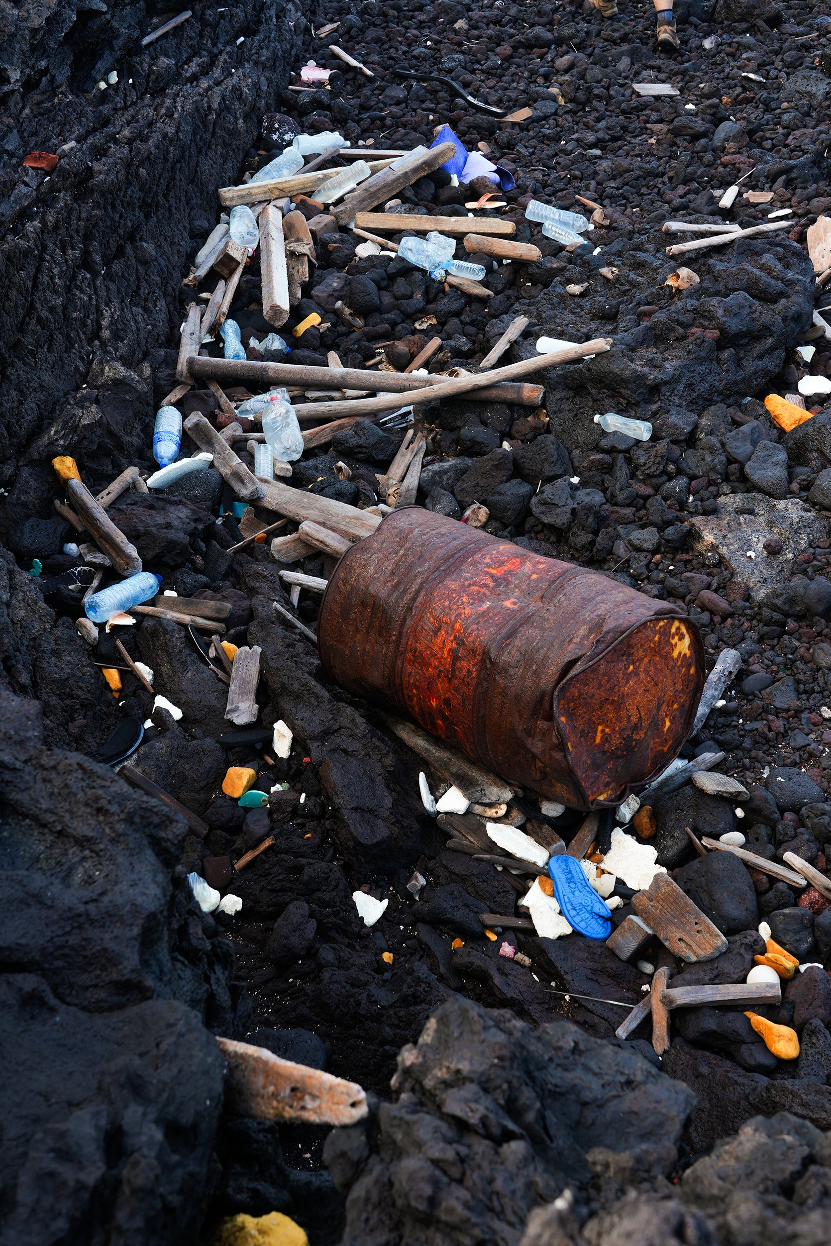 9 Plastic on beach with barrel.jpg