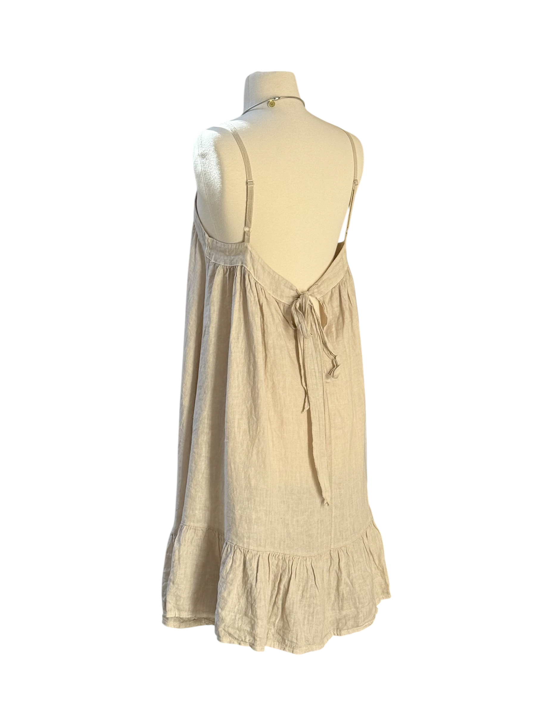 Summer Breeze Linen Sundress