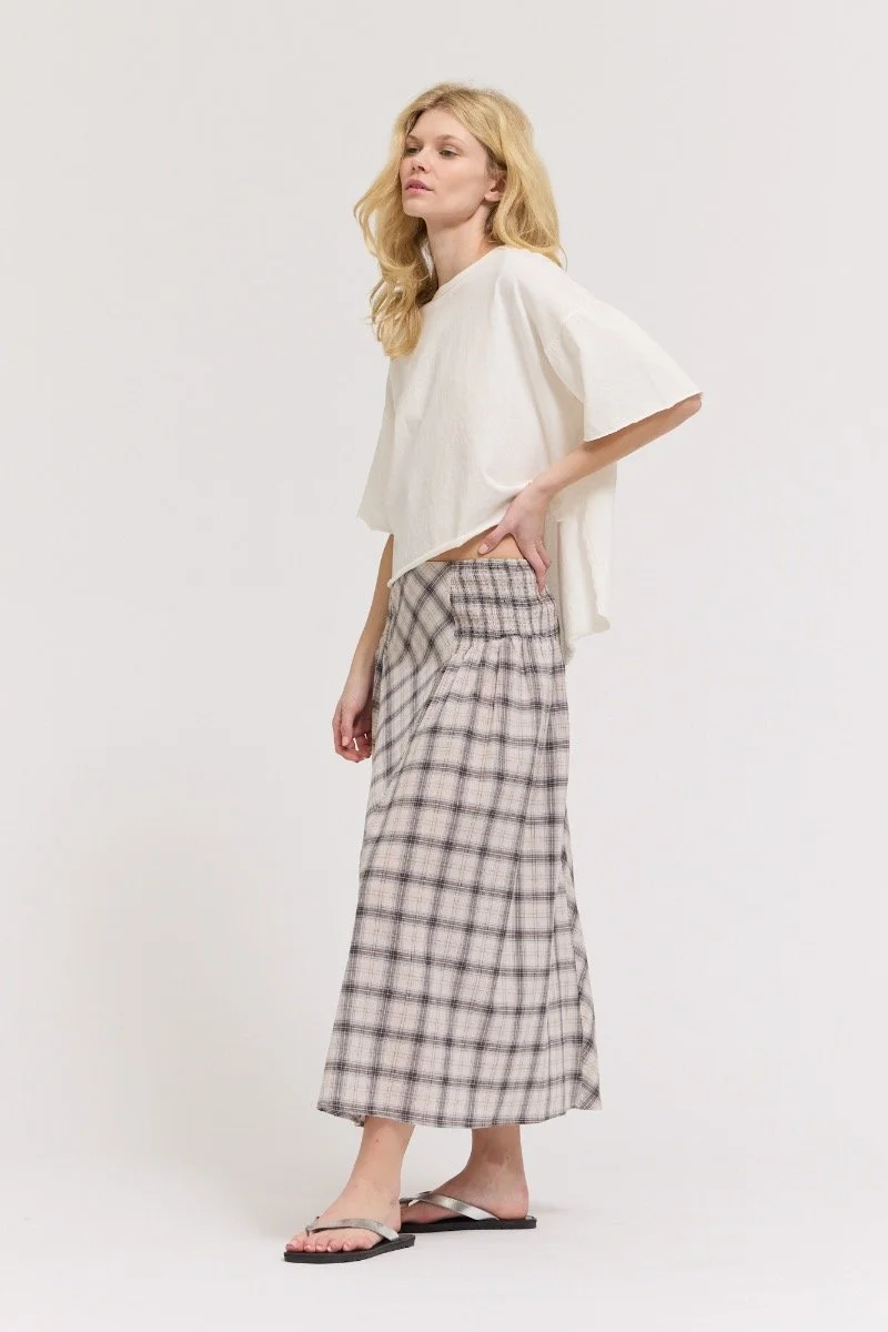 Eli Plaid Skirt
