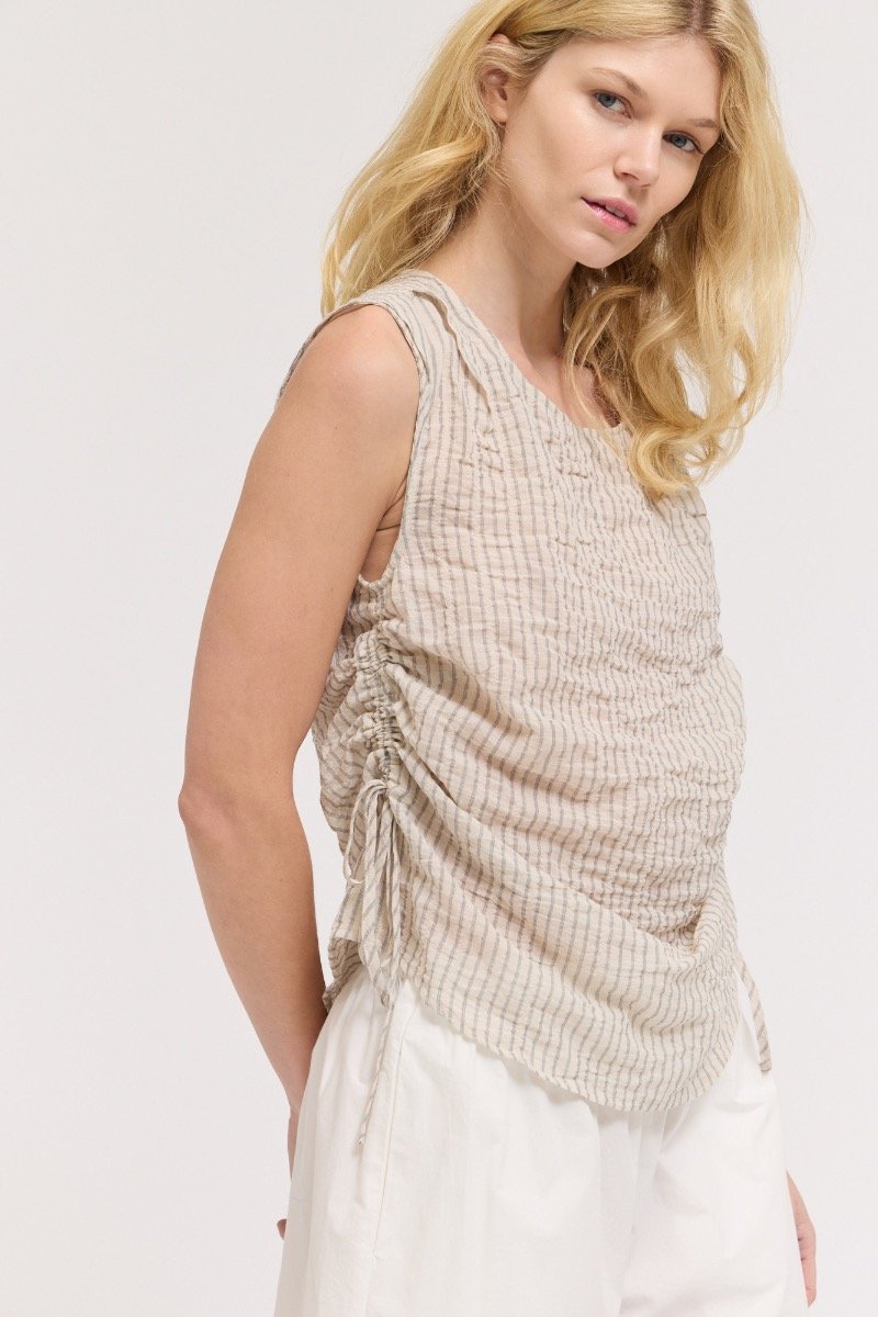 Ticking Stripe Blouse