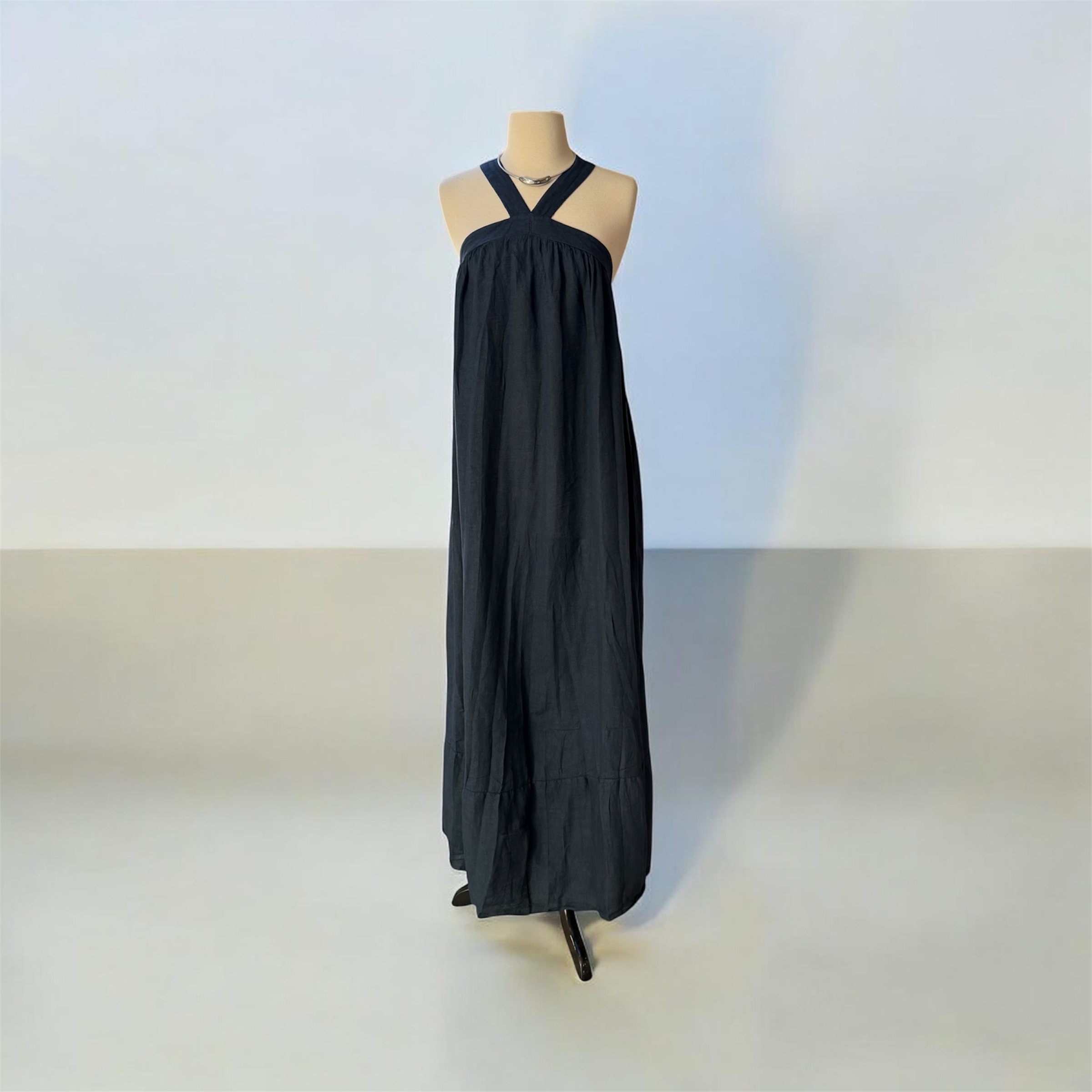 Deep Blue Maxi Dress