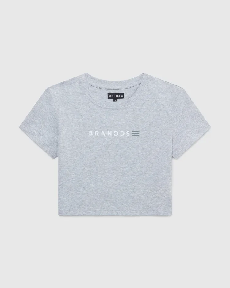 CROPPED TEE (GREY)