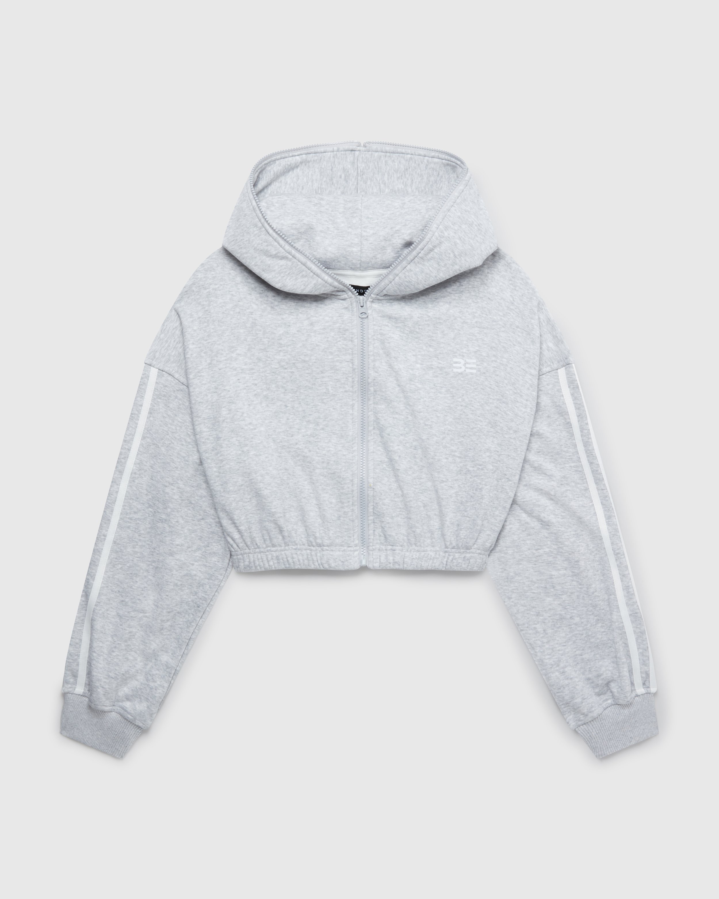 Females Cropped Hoodie (Grey)