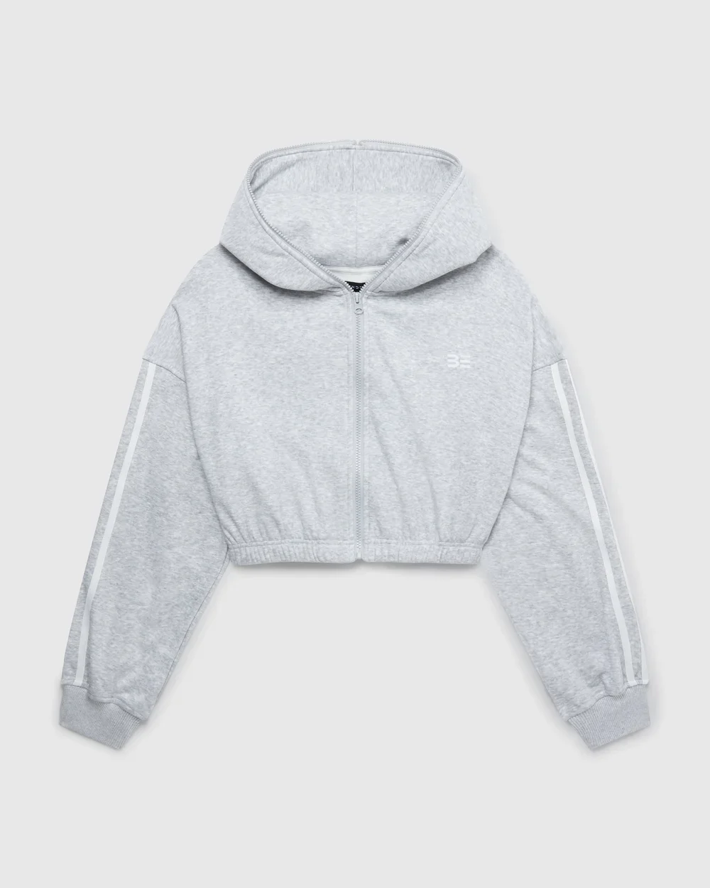 FEMALE CROPPED HOODIE (GREY)