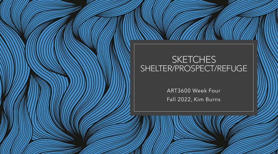 Shelter, Prospect, Refuge Sketches