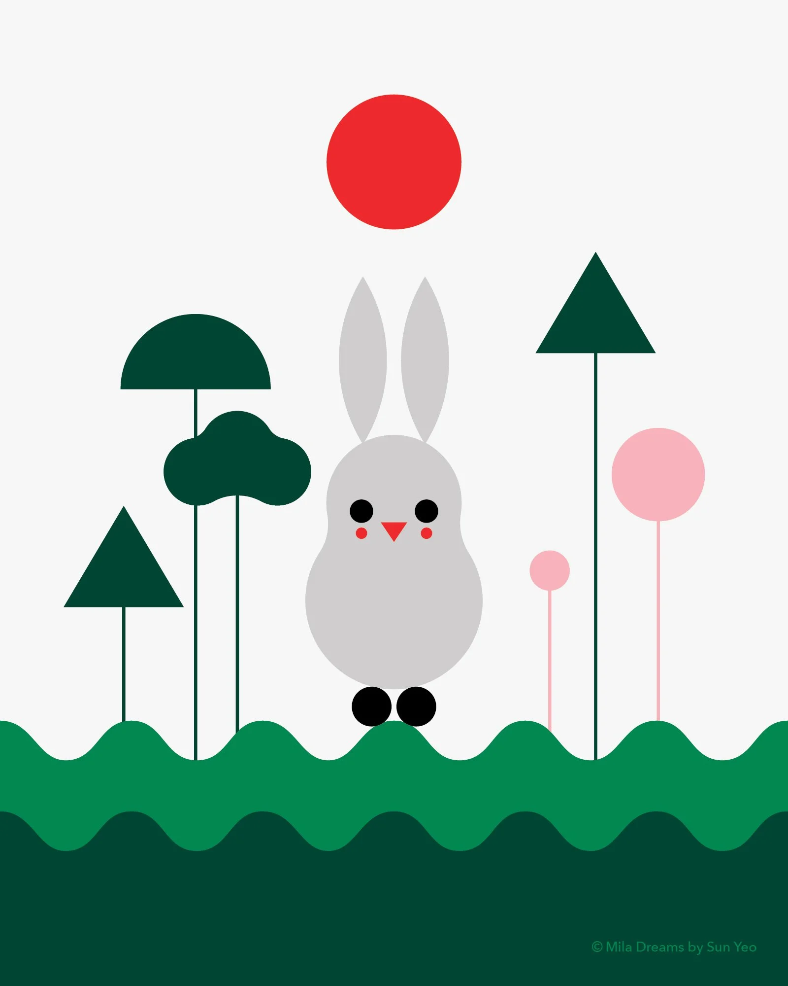 MD-NA019 - Rabbit and Shapes