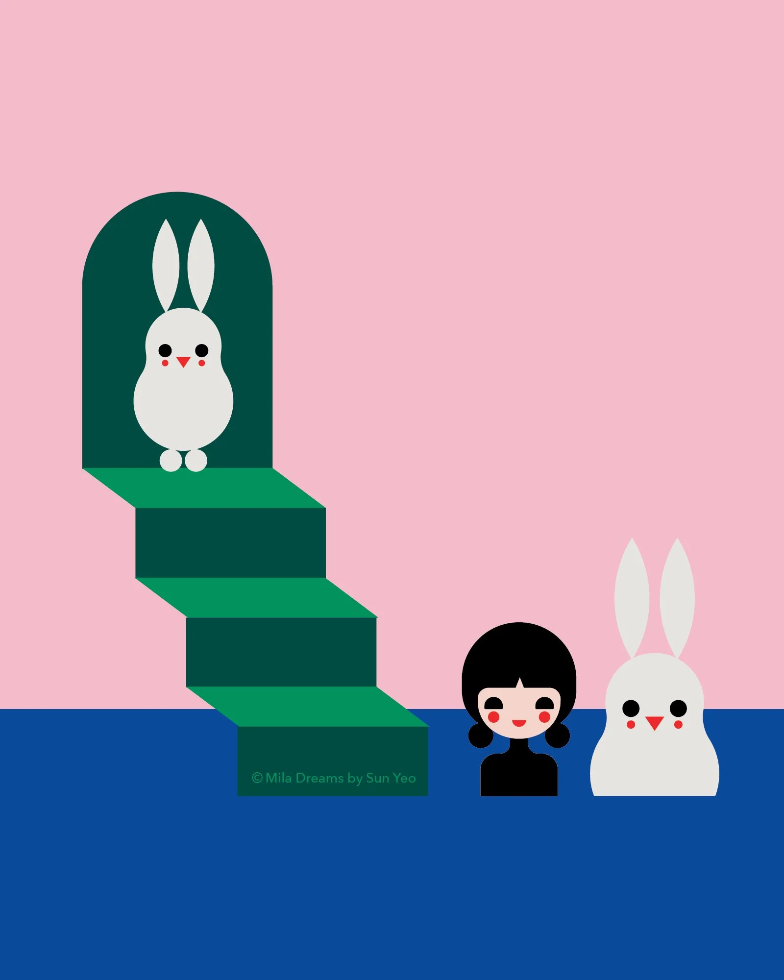 MD-EV024 - Rabbit in The Pool