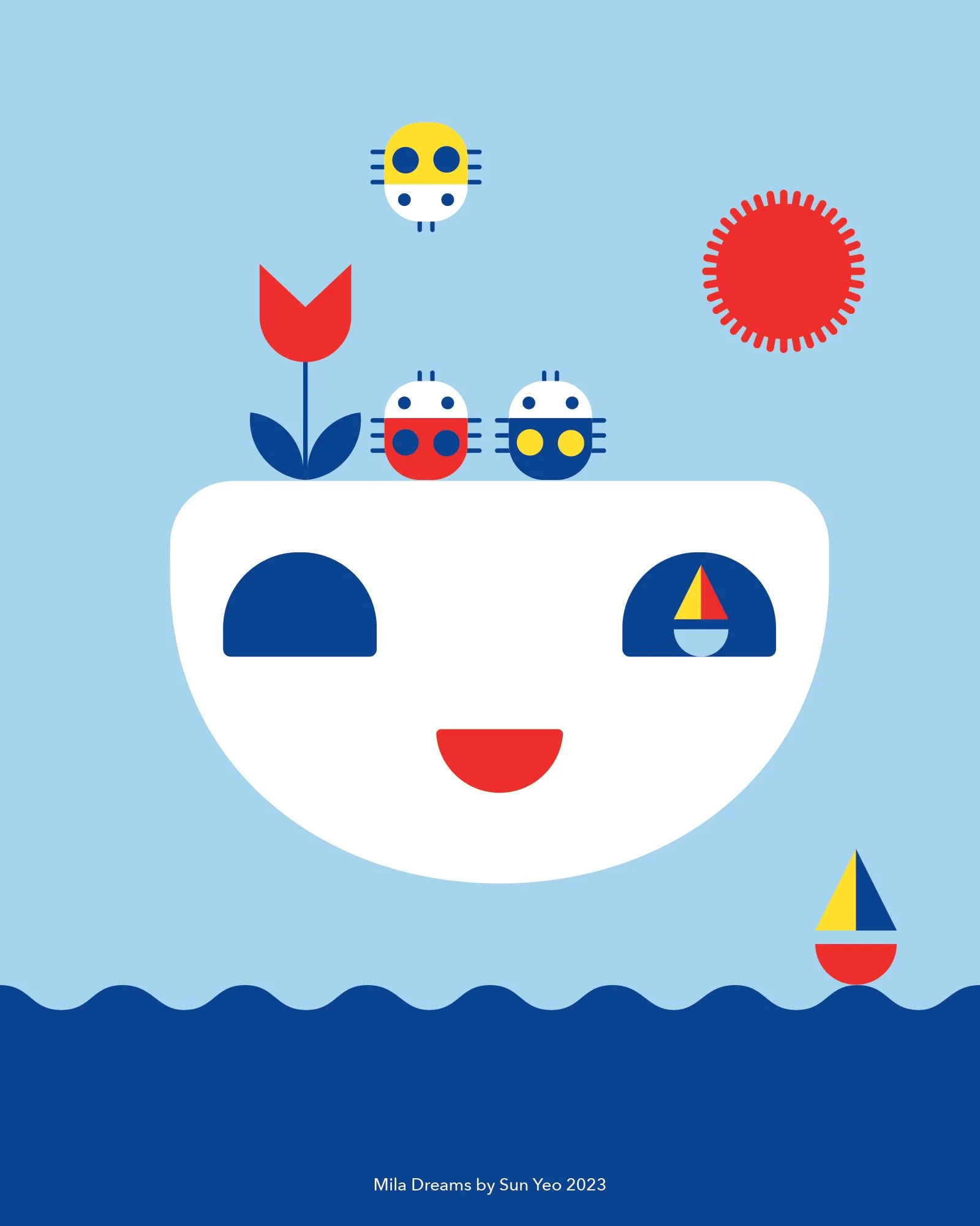 MD-NA070 - Floating Island Blue