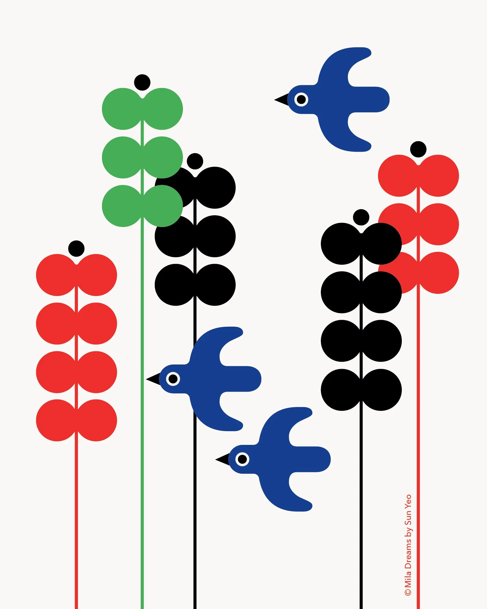 MD-NA029 - Birds Flying By