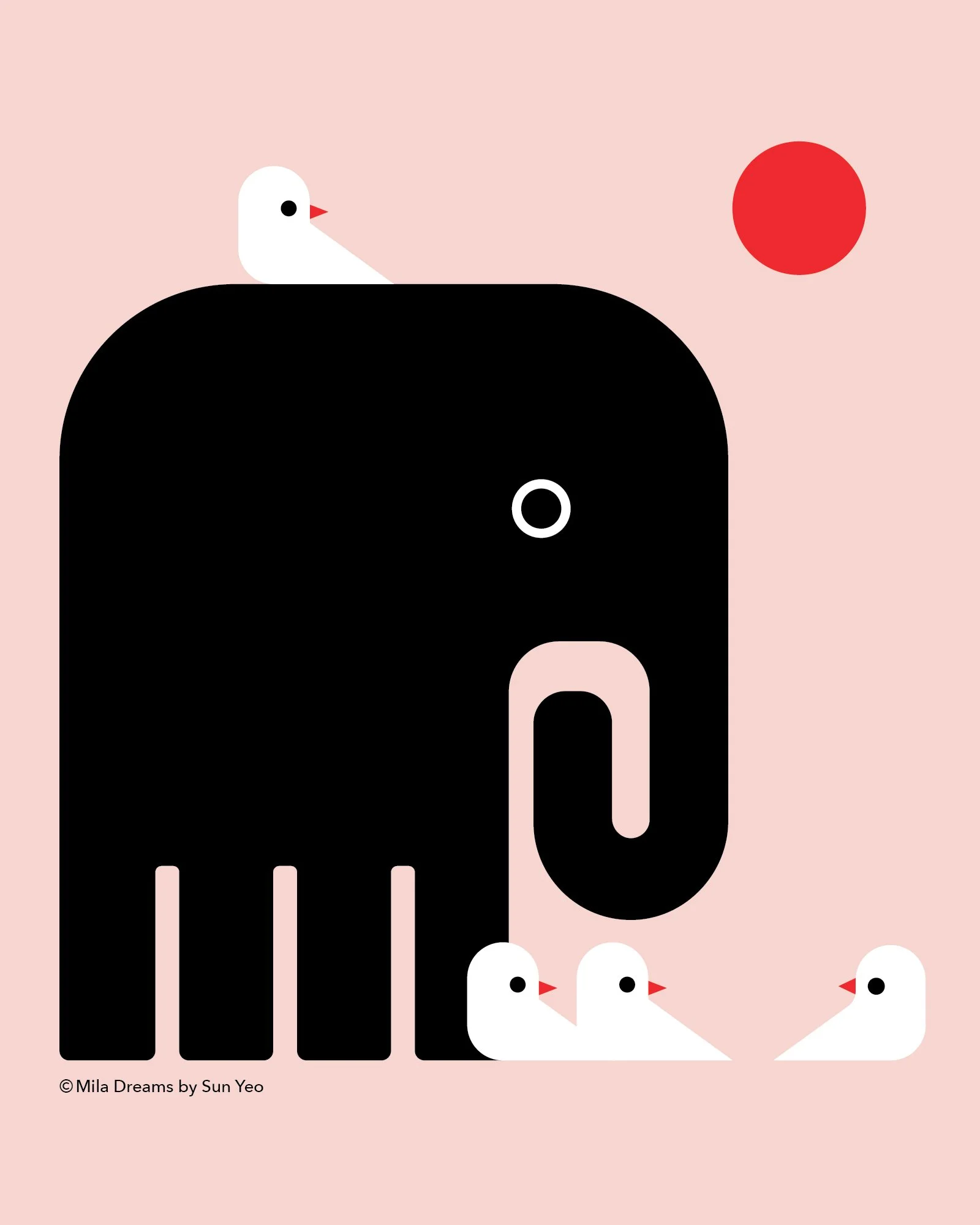 MD-NA011 - Resting Elephant