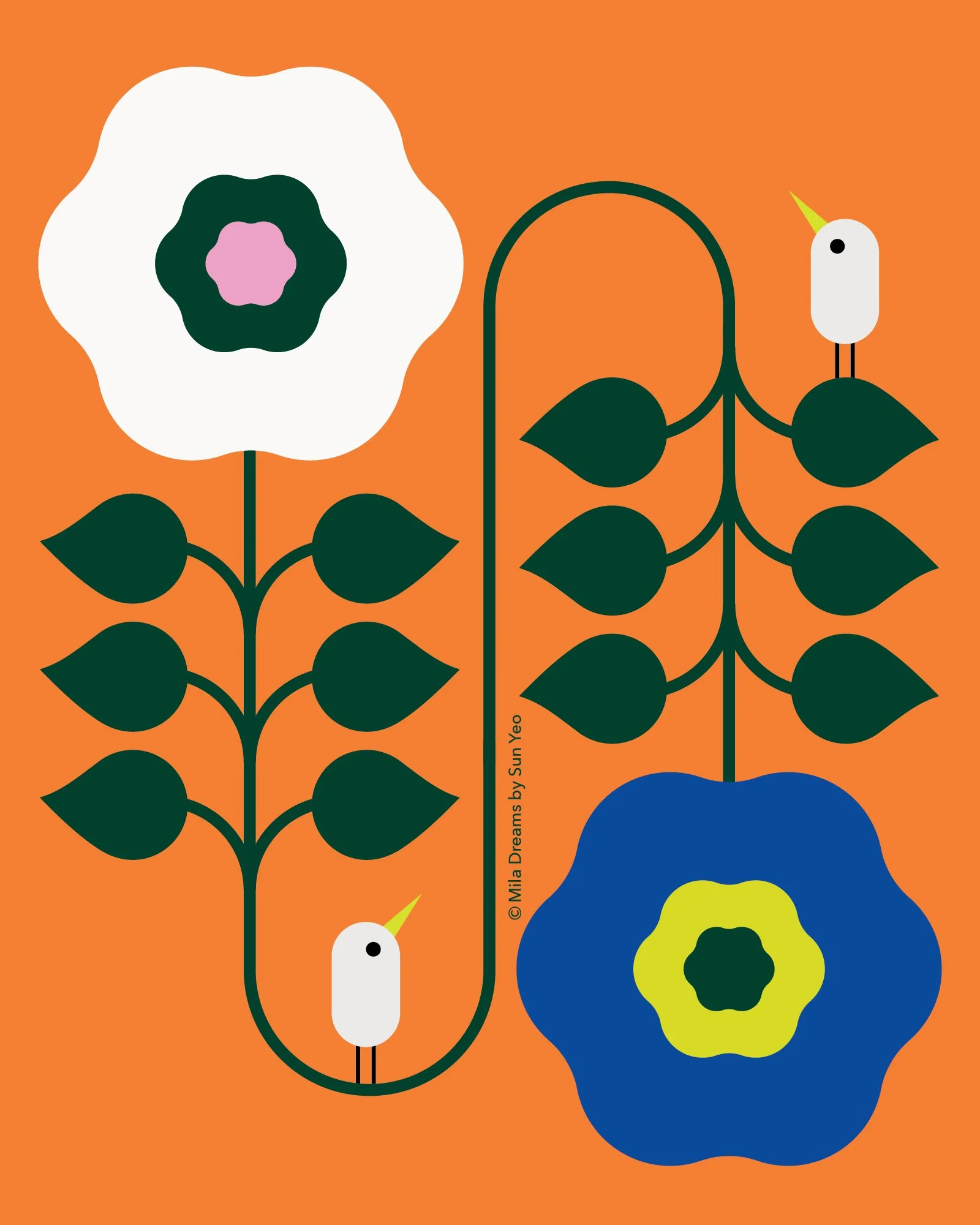 MD-NA095 - Moving Flowers