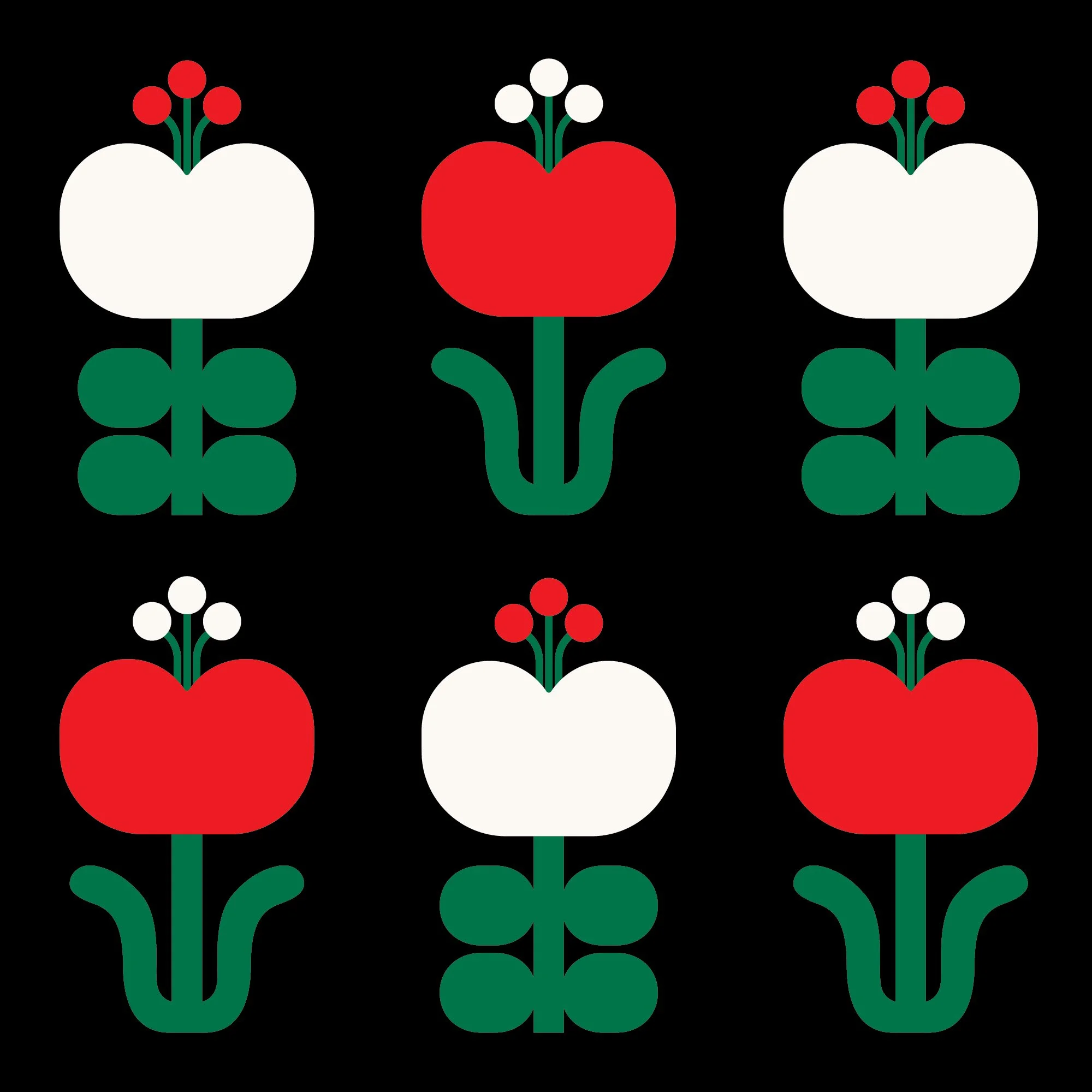 MD-PA149 - Sisters Pattern - Black