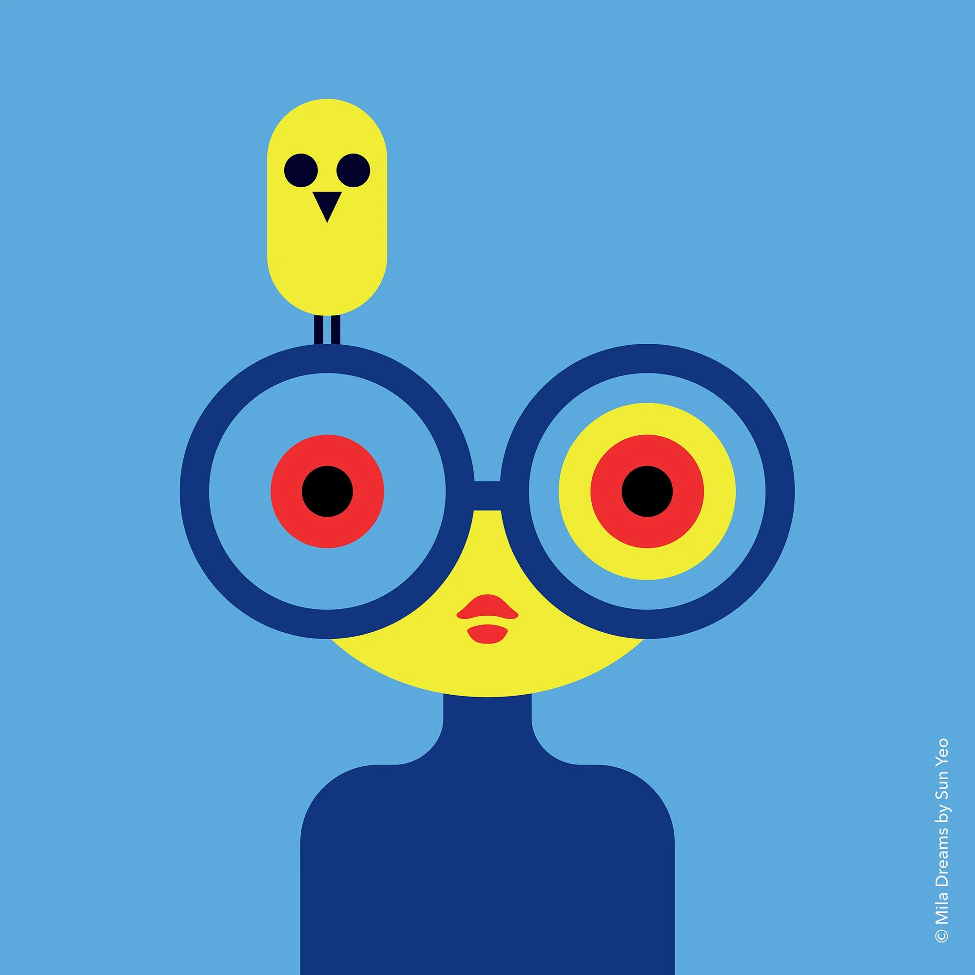 MD-DR038 - Dreamer Sees Bird