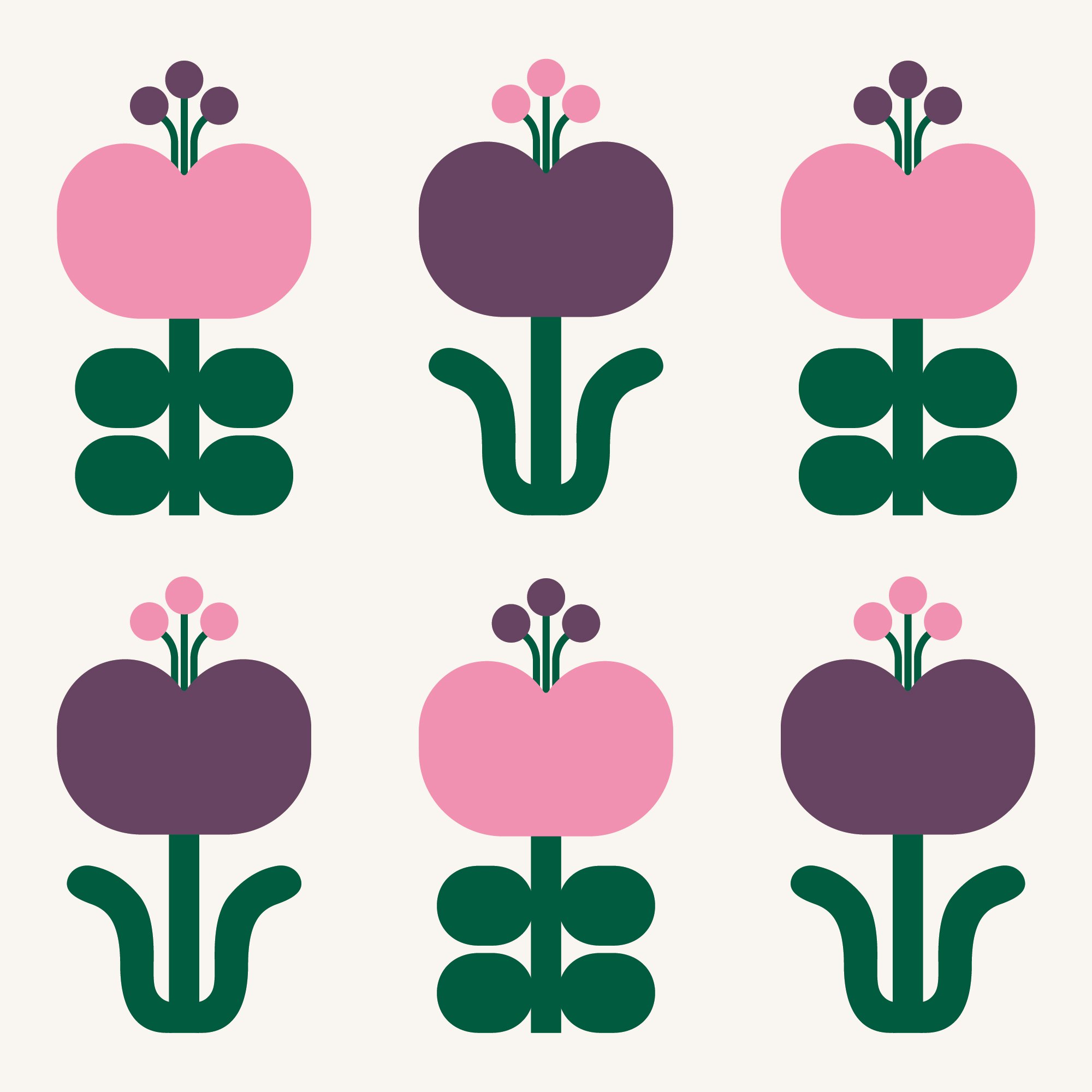 MD-PA152 - Sisters Pattern - White