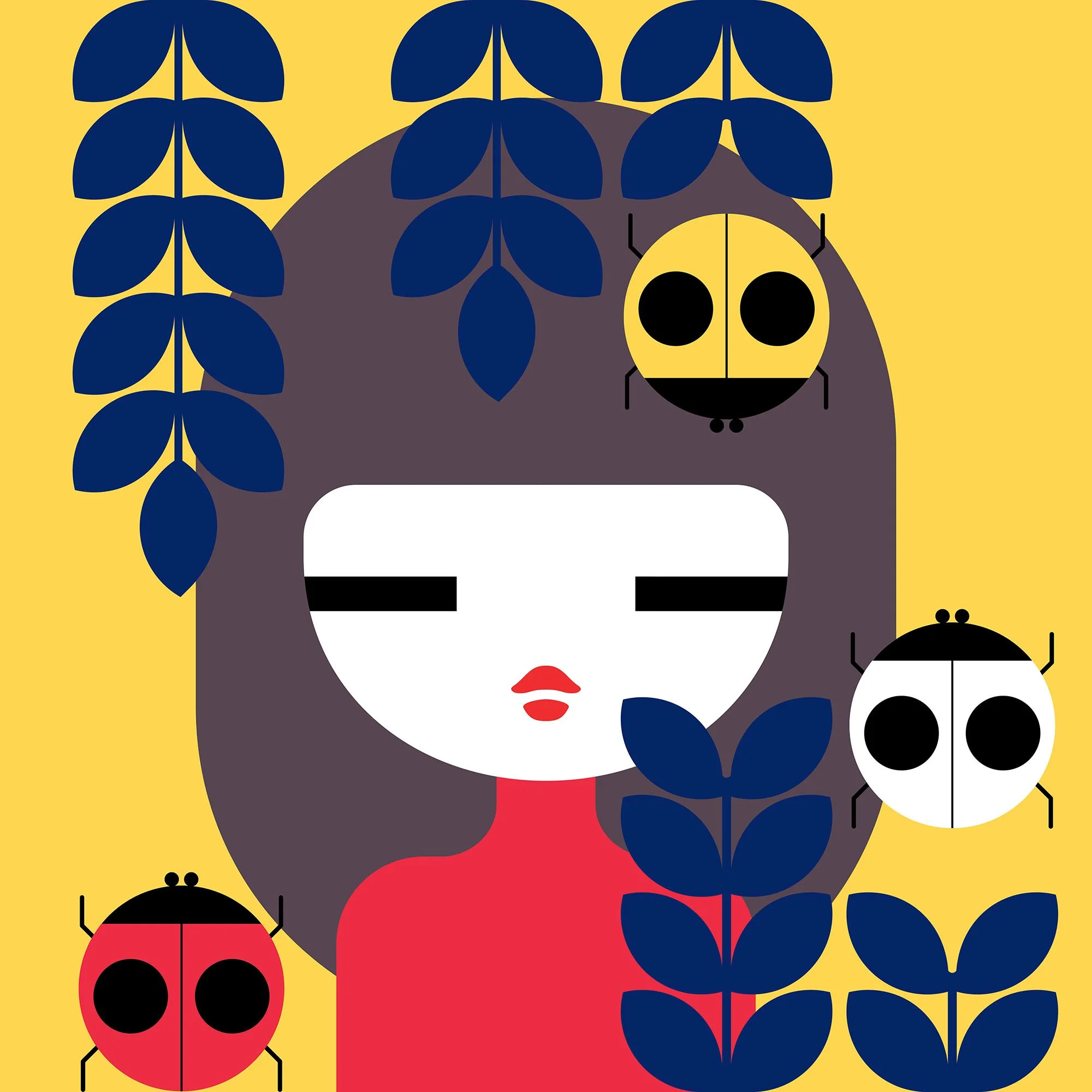 MD-DR013 - Dreamer Ladybug Yellow