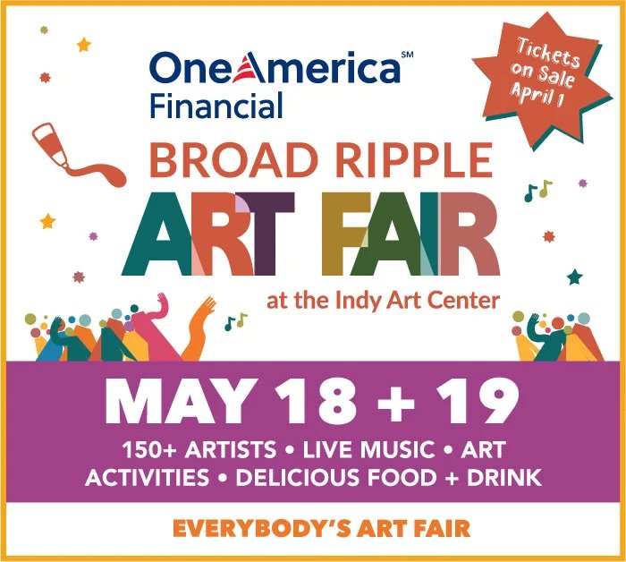 Get ready for some family fun at the 52nd @oneamerica Financial Broad Ripple Art Fair 🎉 🎉 

Get your 🎟 https://bit.ly/3wfntXh

The event will take place on May 18th and 19th at @IndyArtCenter and a fantastic preview party on Friday, May 17th, 2024