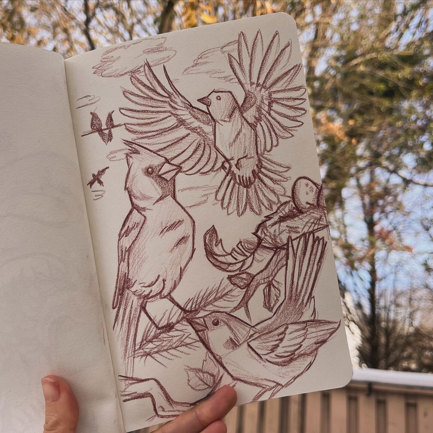 ✨Daily Sketch from last weekend✨

#cardinalbird #dailysketch #sketchbook #prismacolor #sketching #birds #artistsoninstagram #artoftheday #arttherapy