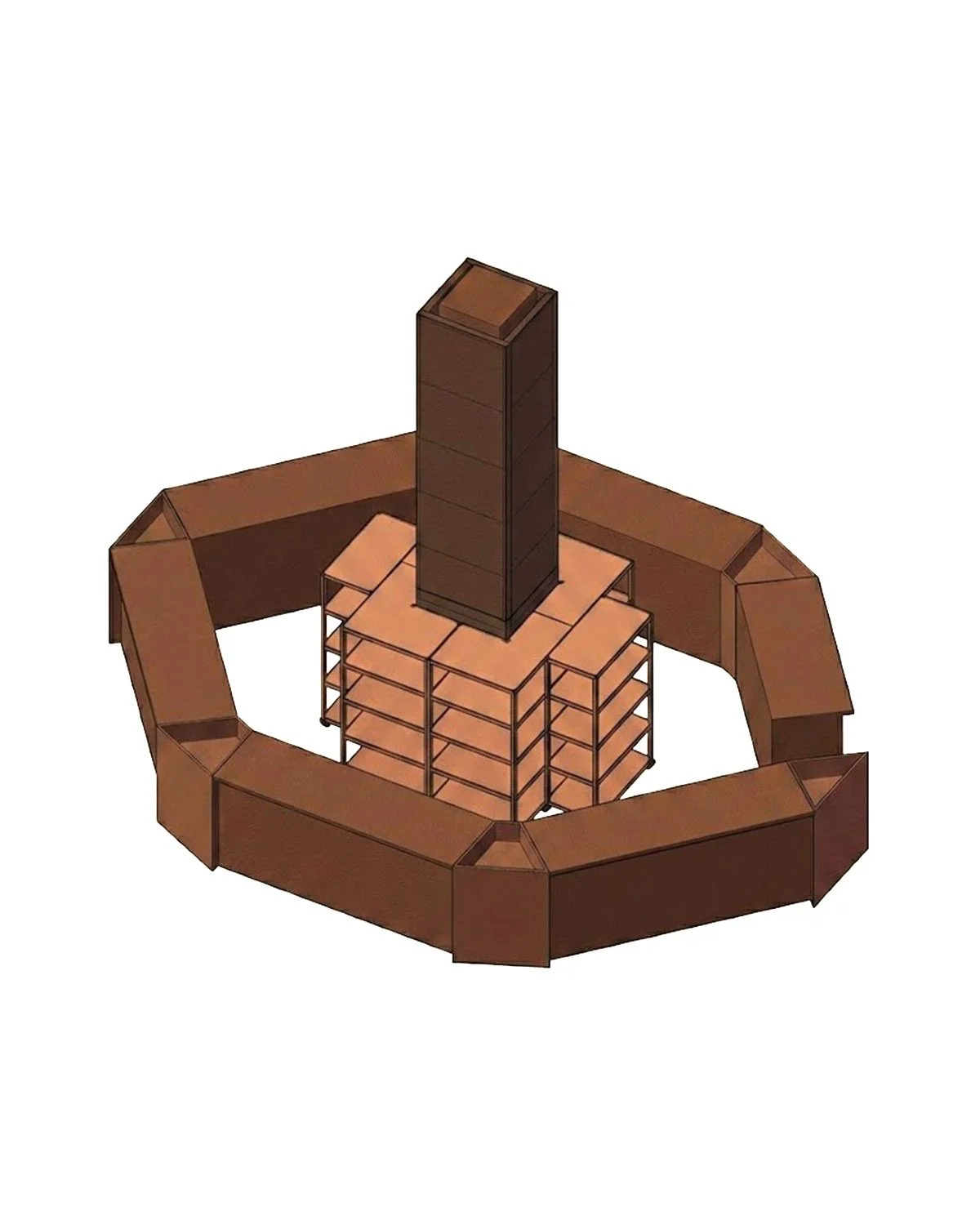 Custom Hexagon Large 360 Bar