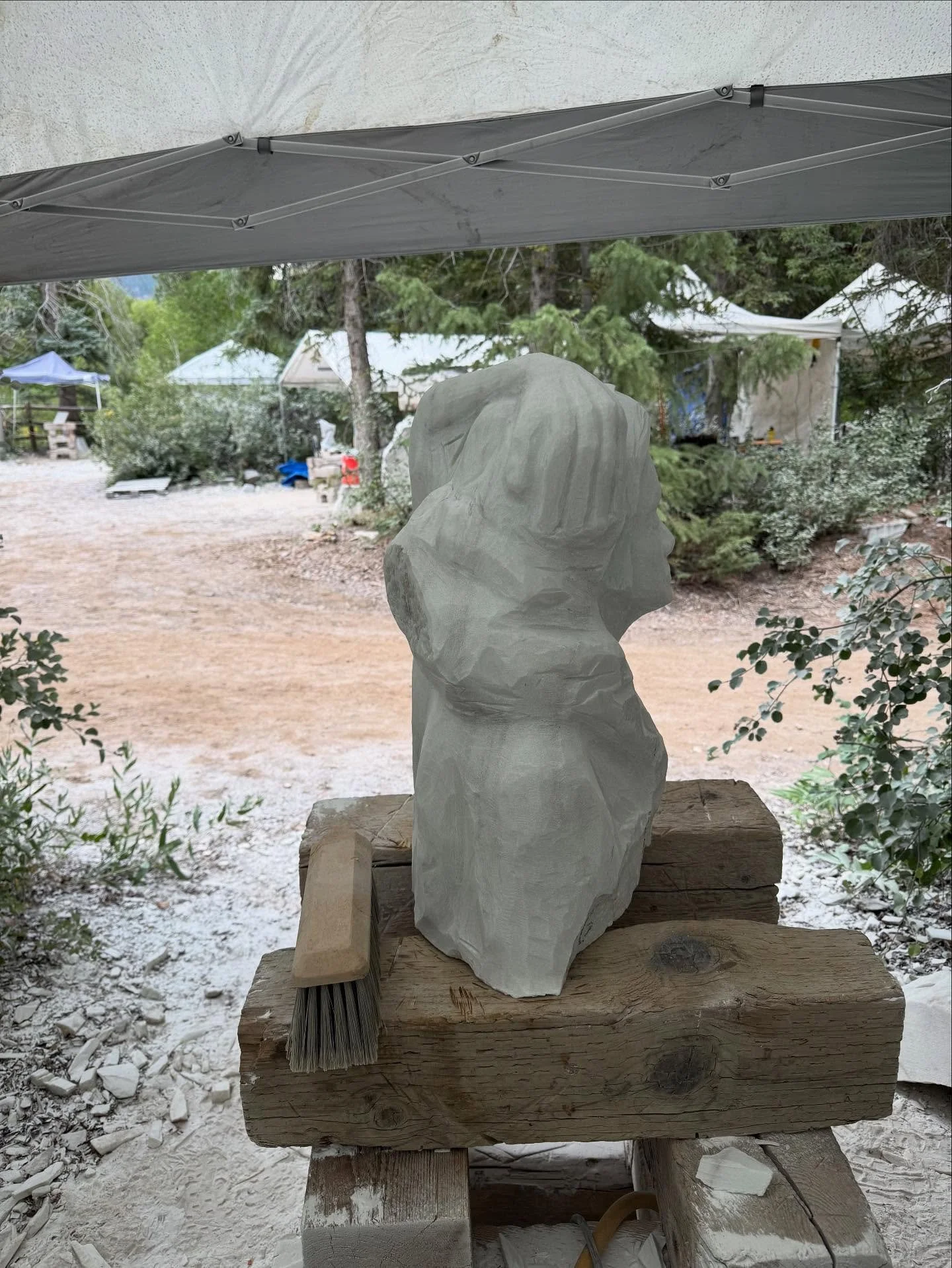 Day 3! Still encouraged, still psyched! Happy 4th everyone ;)
#burlycarving 
#juliagermanfinearts