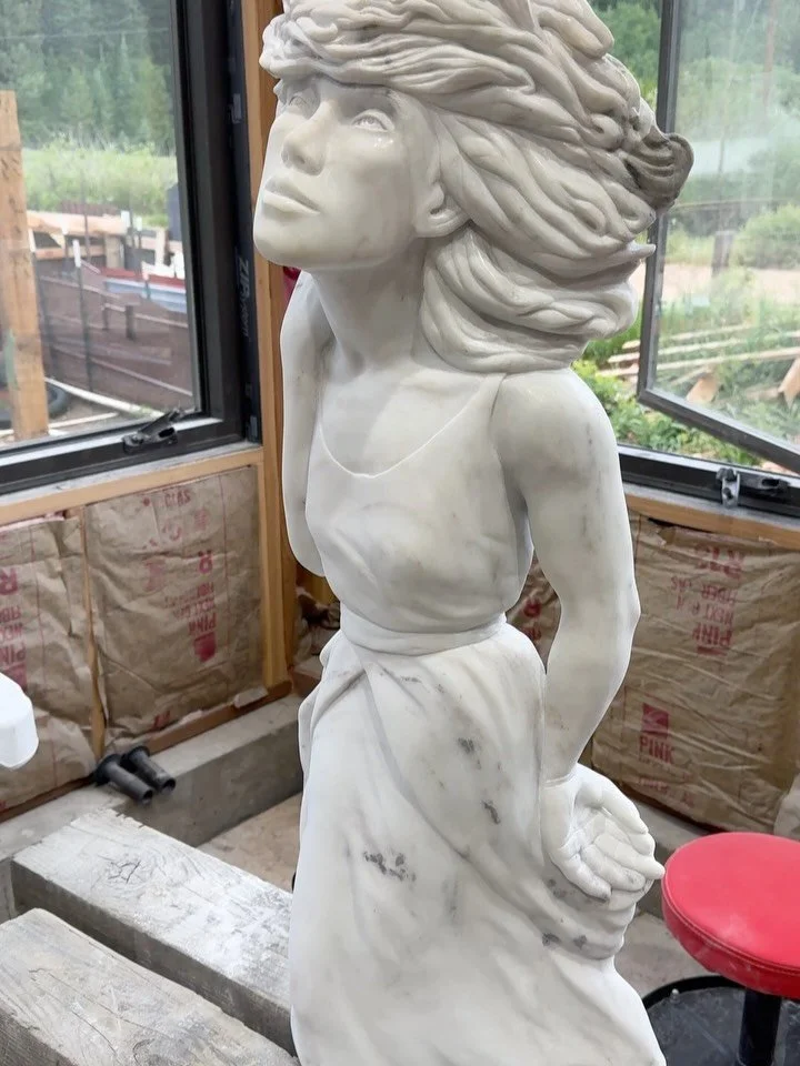 I have been working at a dead sprint for about two weeks to finish these two pieces before my wonderful friend and photographer comes to photograph the work before the show and right after 7 o&rsquo;clock tonight. We got them over the finish line.
#b