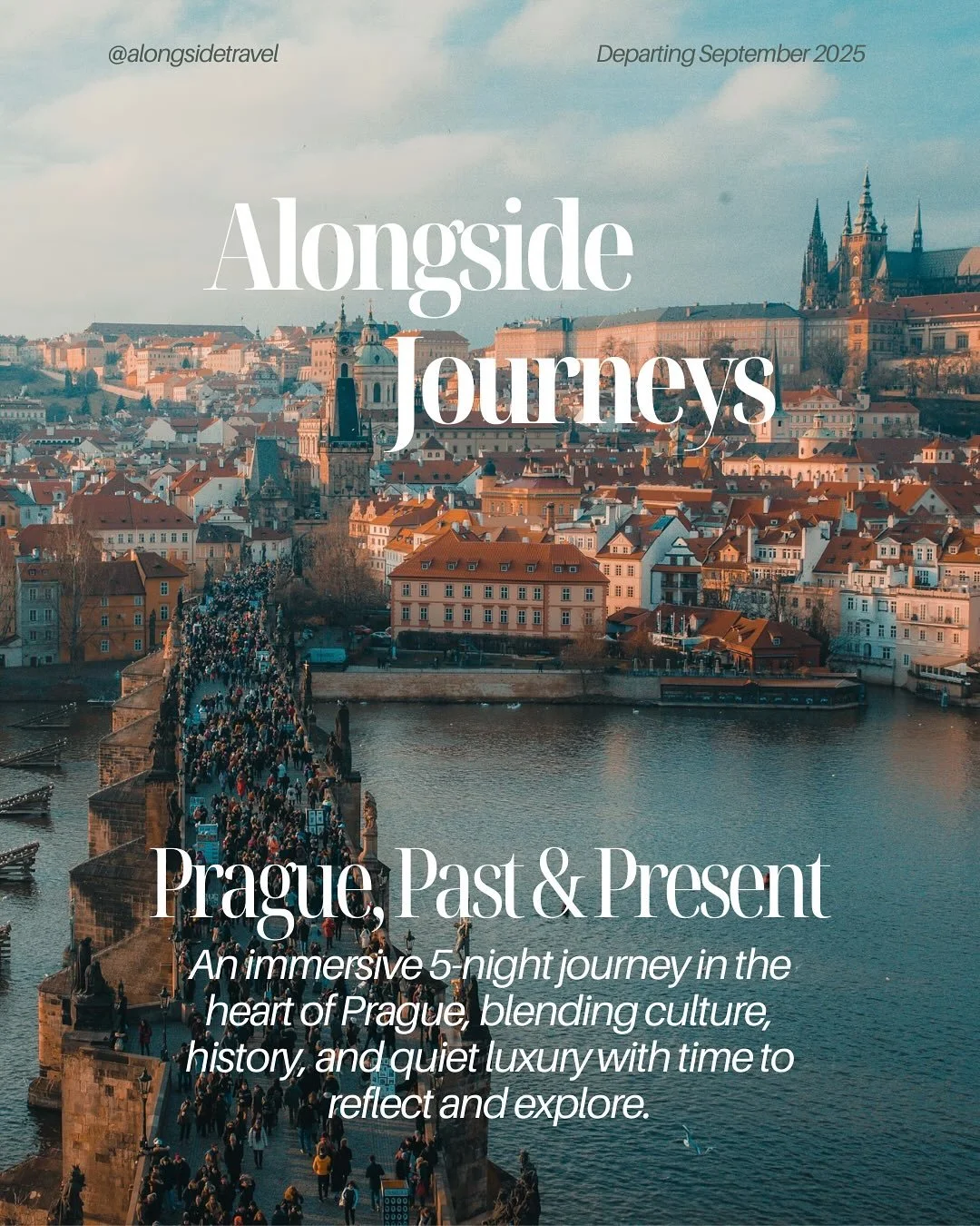 🗺️A journey through Prague is never just about the landmarks. It's about the layers beneath them.

This recent Alongside itinerary blended slow mornings in a 14th-century monastery with river views, afternoon explorations through the Jewish Quarter,